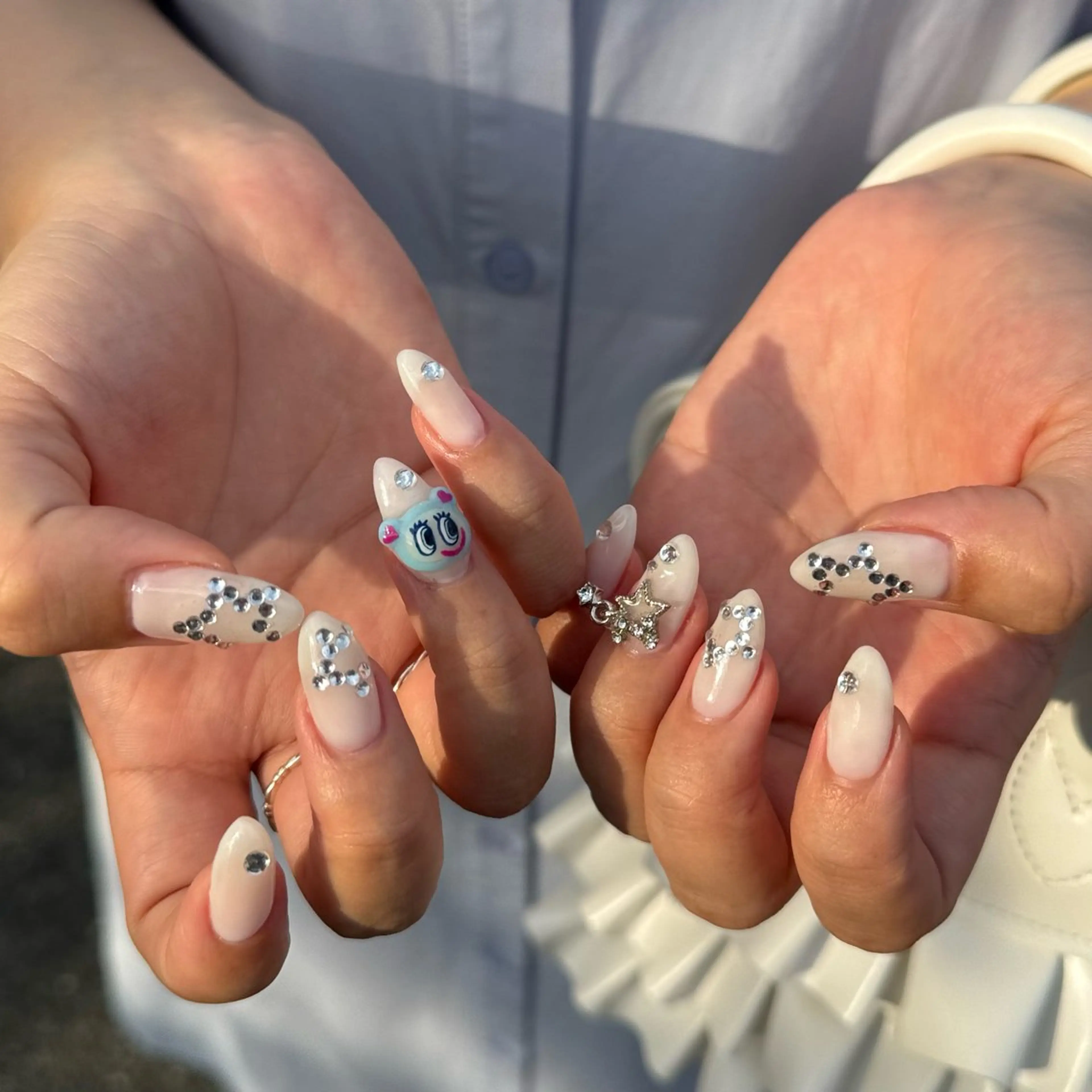 ネイル 持ち込み ハンドネイル GO TODAY シェアサロン 吉祥寺Glint店所属・ミチ💖吉祥寺💖 icebbleuのネイルデザイン