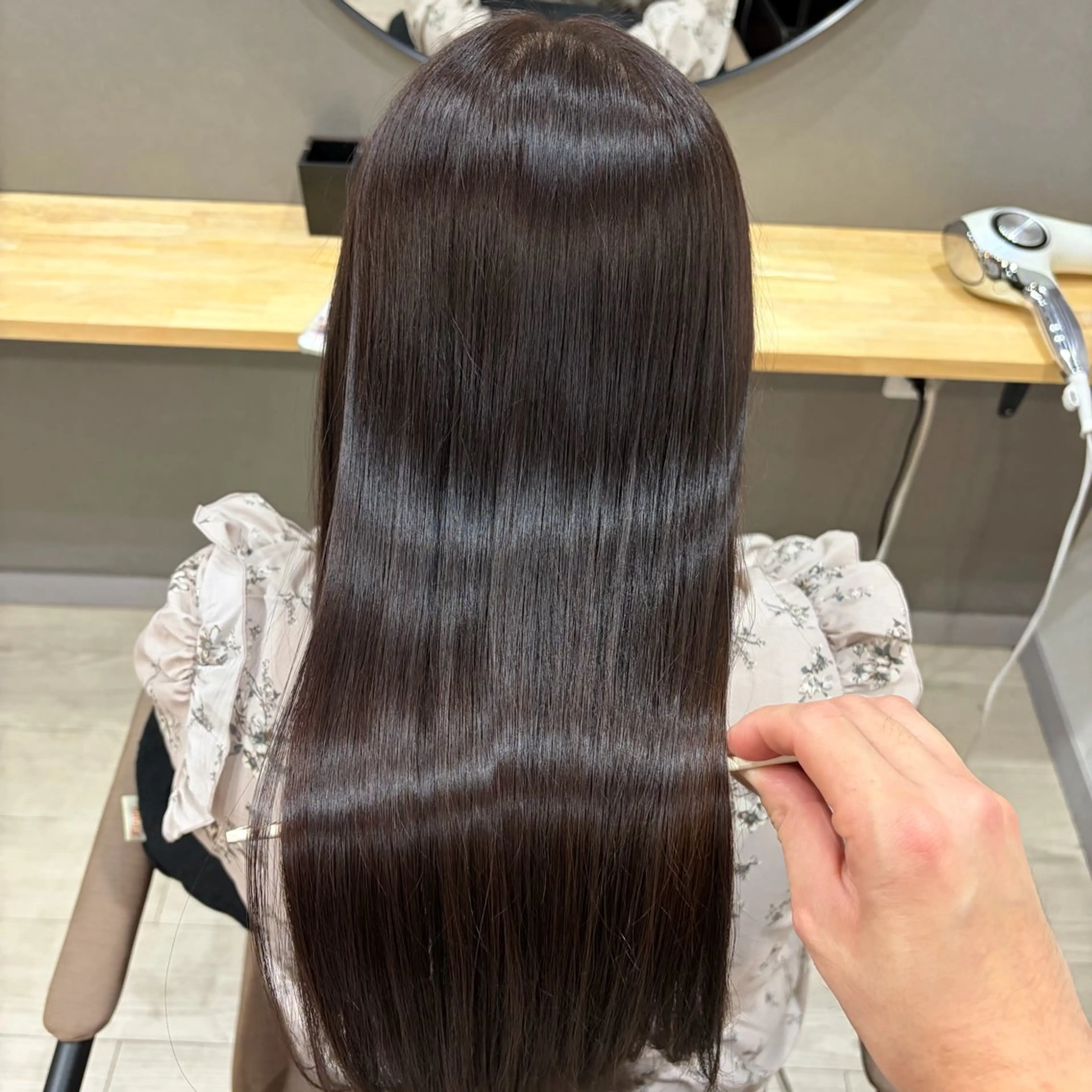 カラー+髪質改善トリートメントの写真