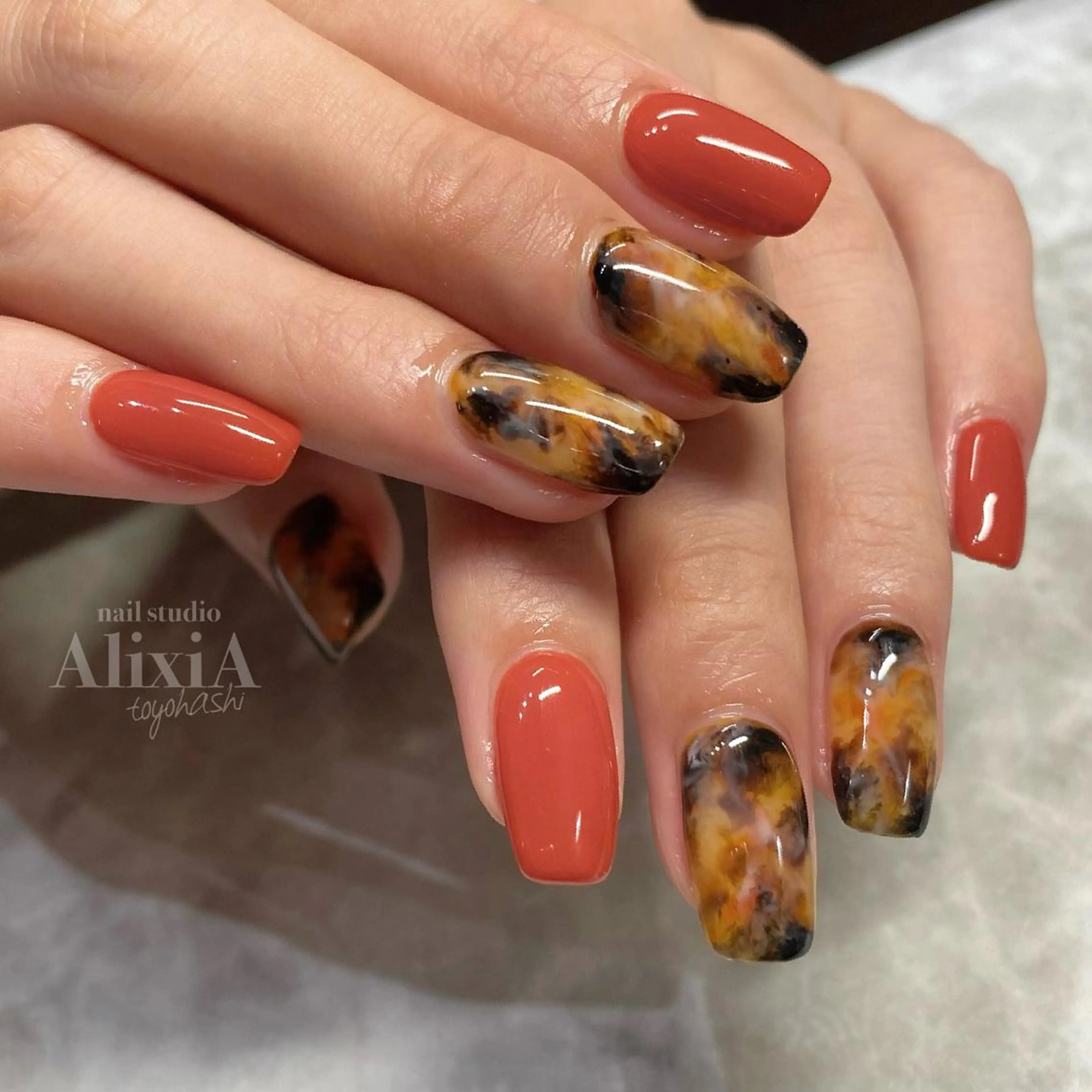 ネイル ハンドネイル AlixiA ゆみのネイルデザイン