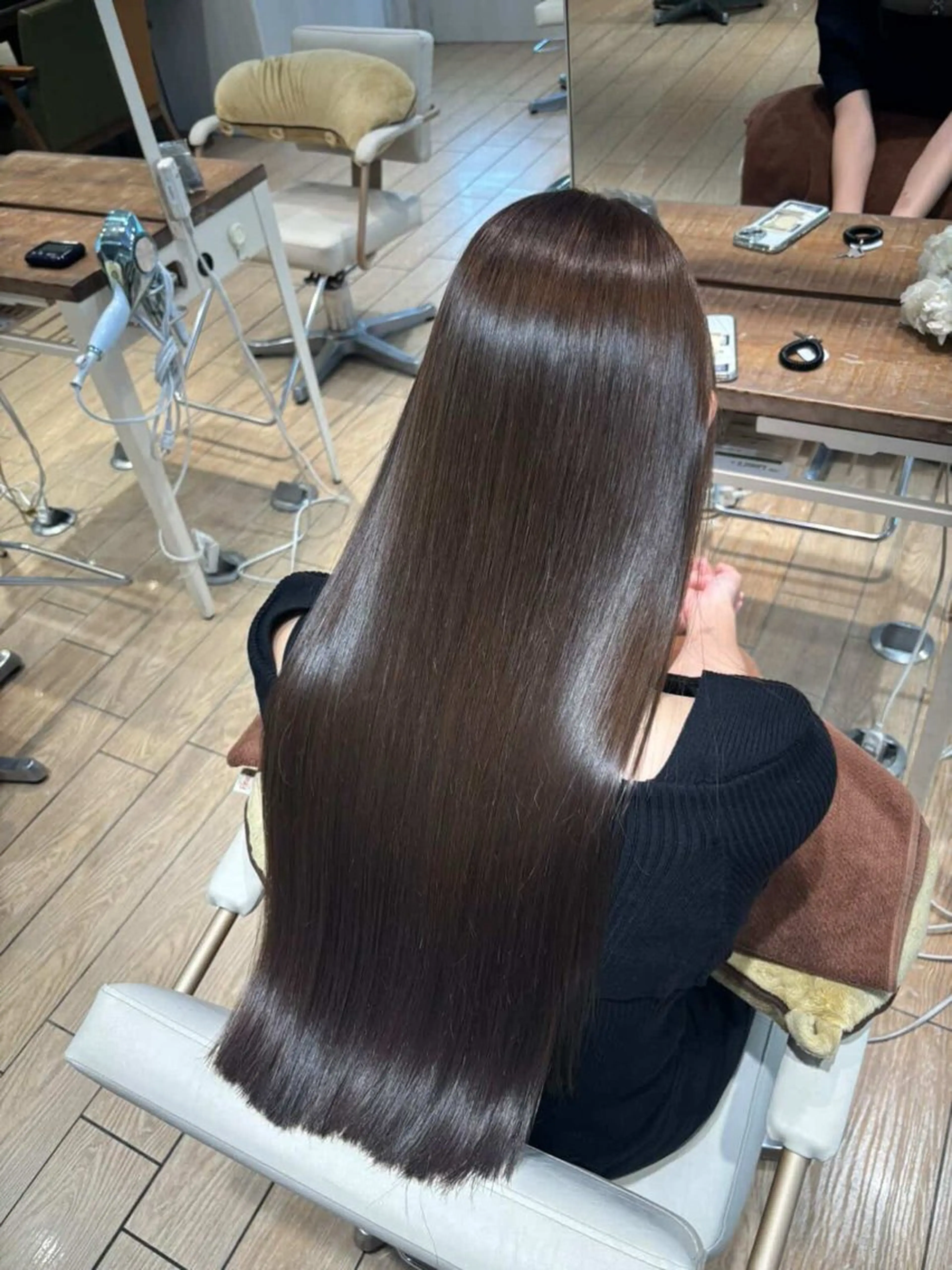 ロング トリートメント 大内 杏珈のヘアスタイル