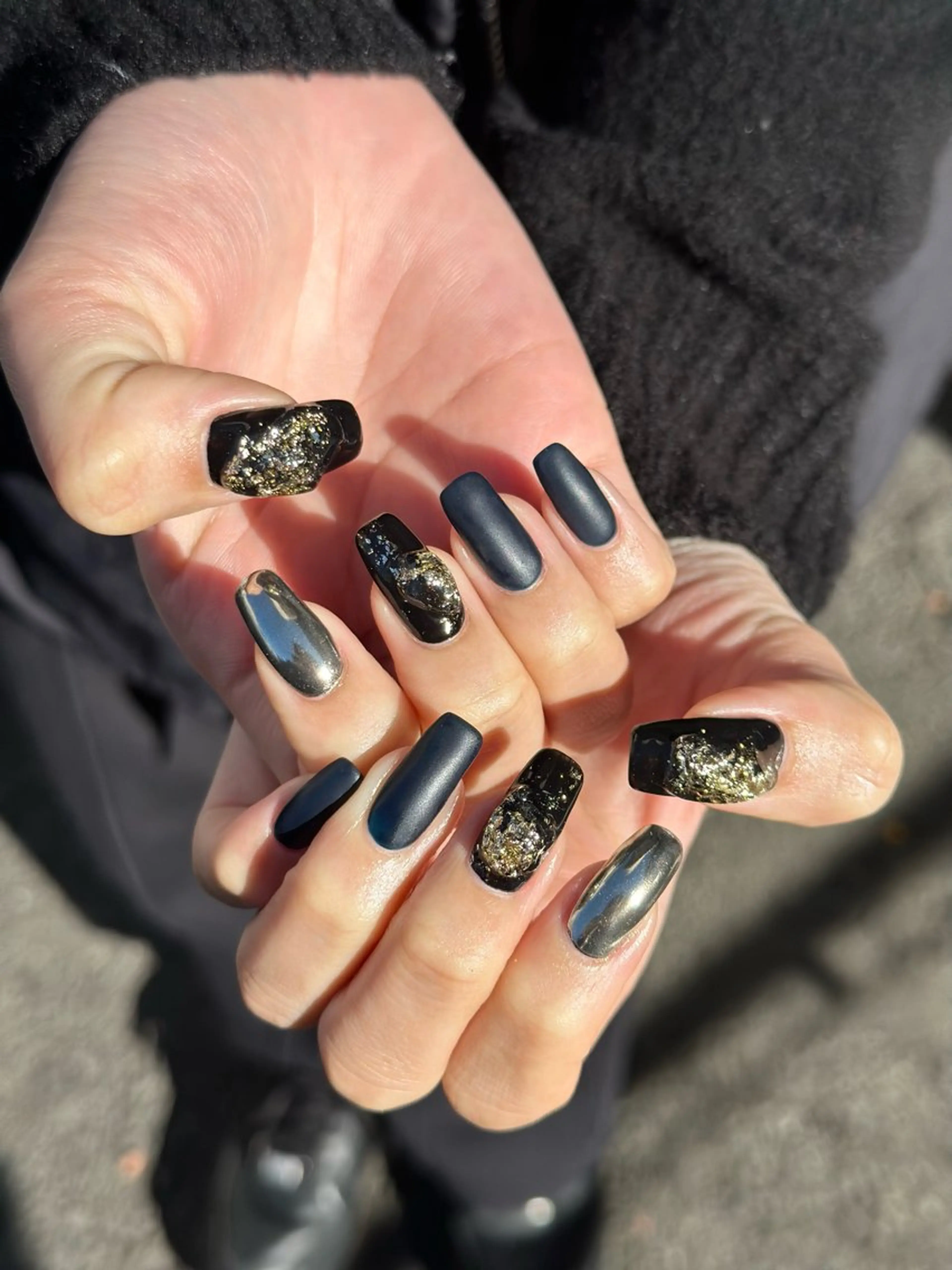 ネイル 成人式 持ち込み ハンドネイル Nroom. /はるのネイルデザイン