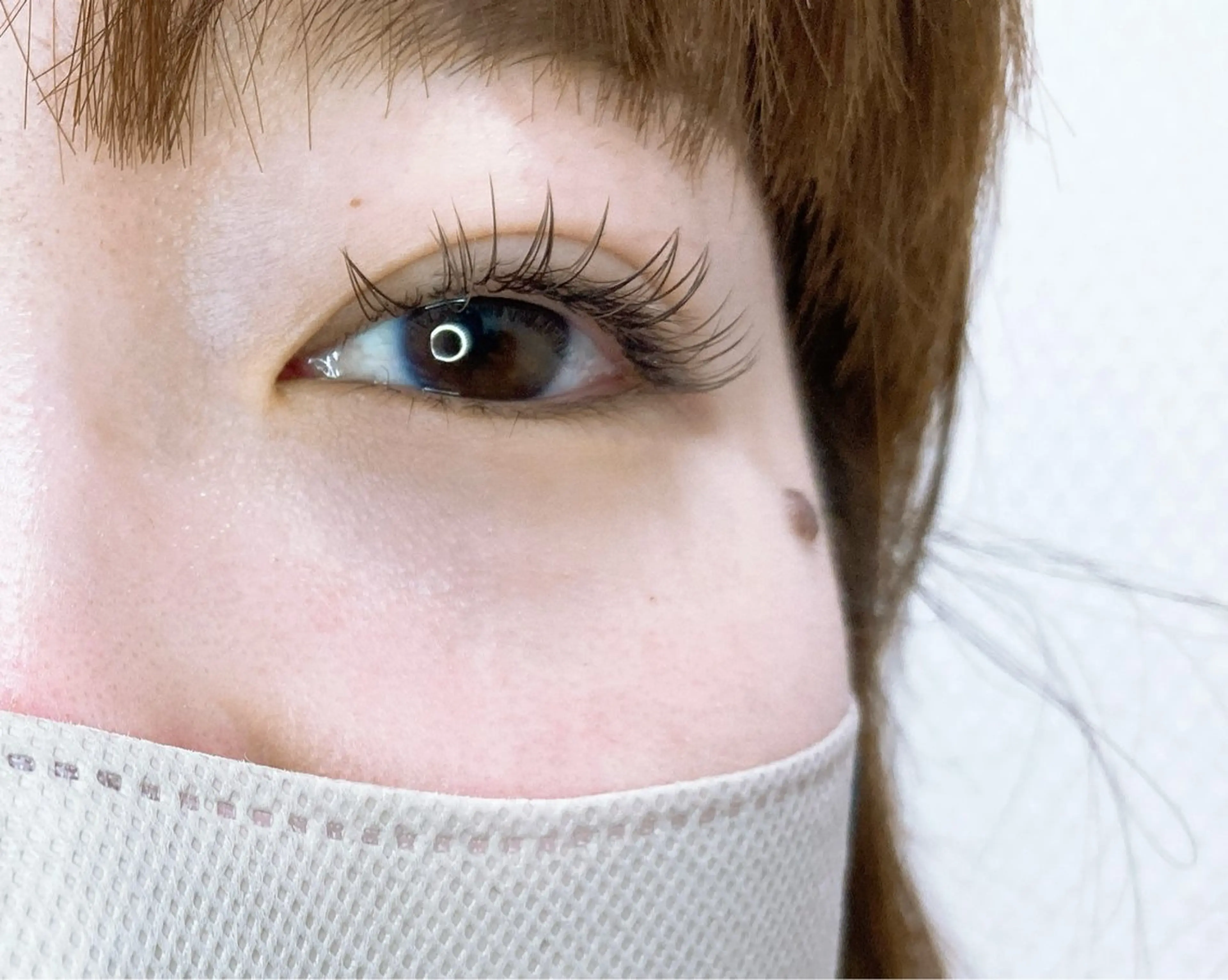 【ご新規様限定】オフ込　ブラウンフラットマットラッシュ無制限☆つけ放題\6300　コーティング無料！の写真