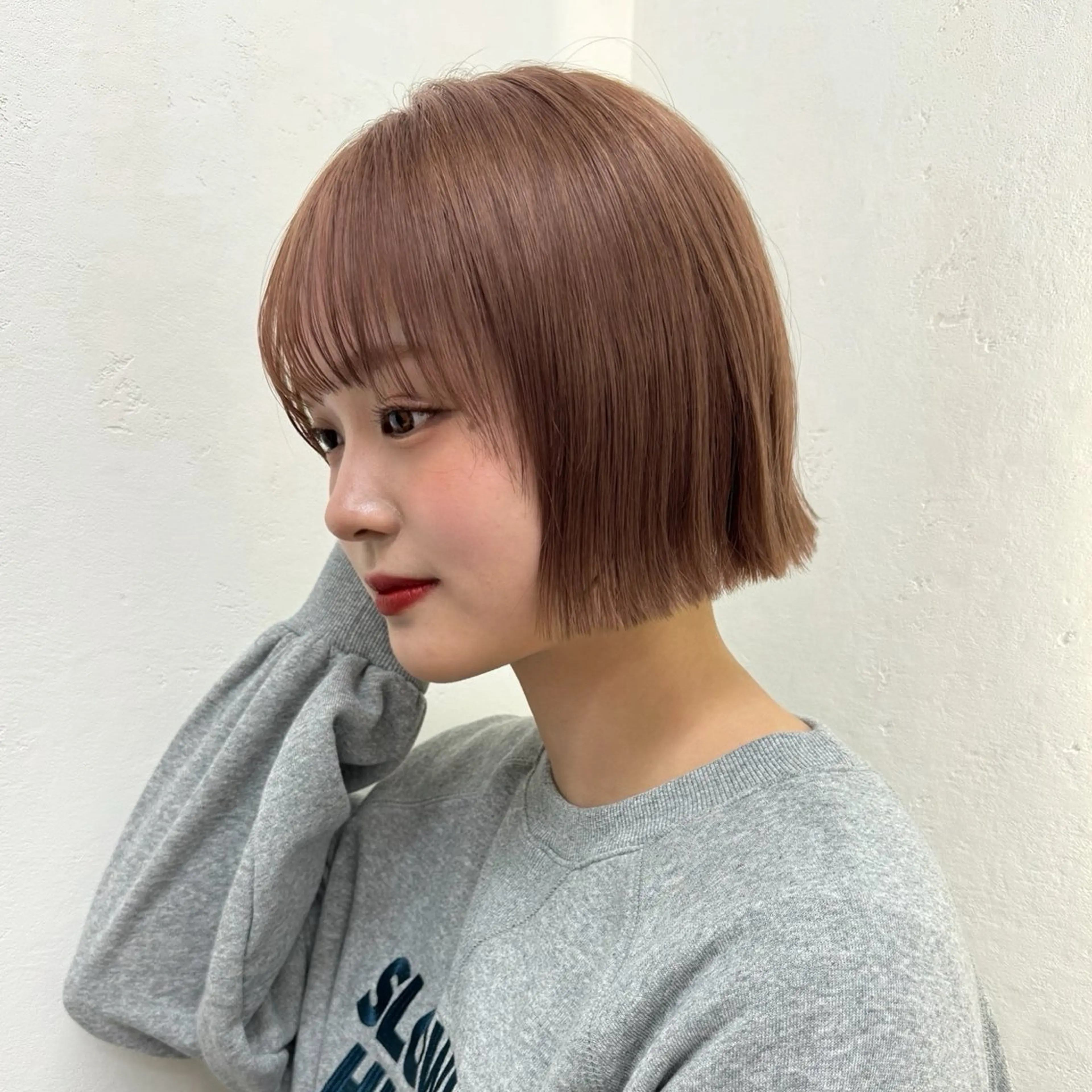 ショート ボブ 艶髪／レイヤー／ 垢抜け🩵／MARIのヘアスタイル