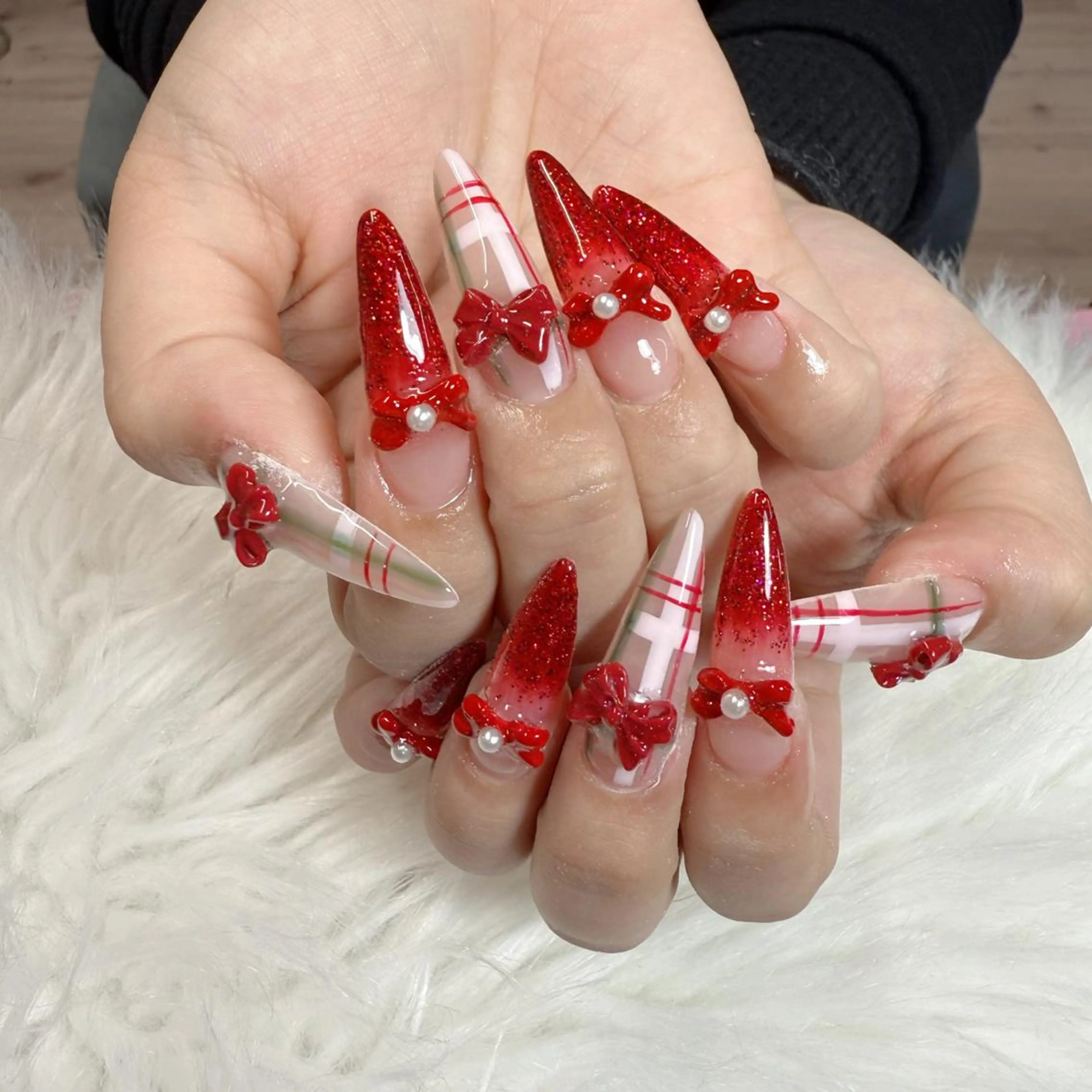 ネイル ハンドネイル 🎀nana🫧 ワンホンネイル🎀のネイルデザイン