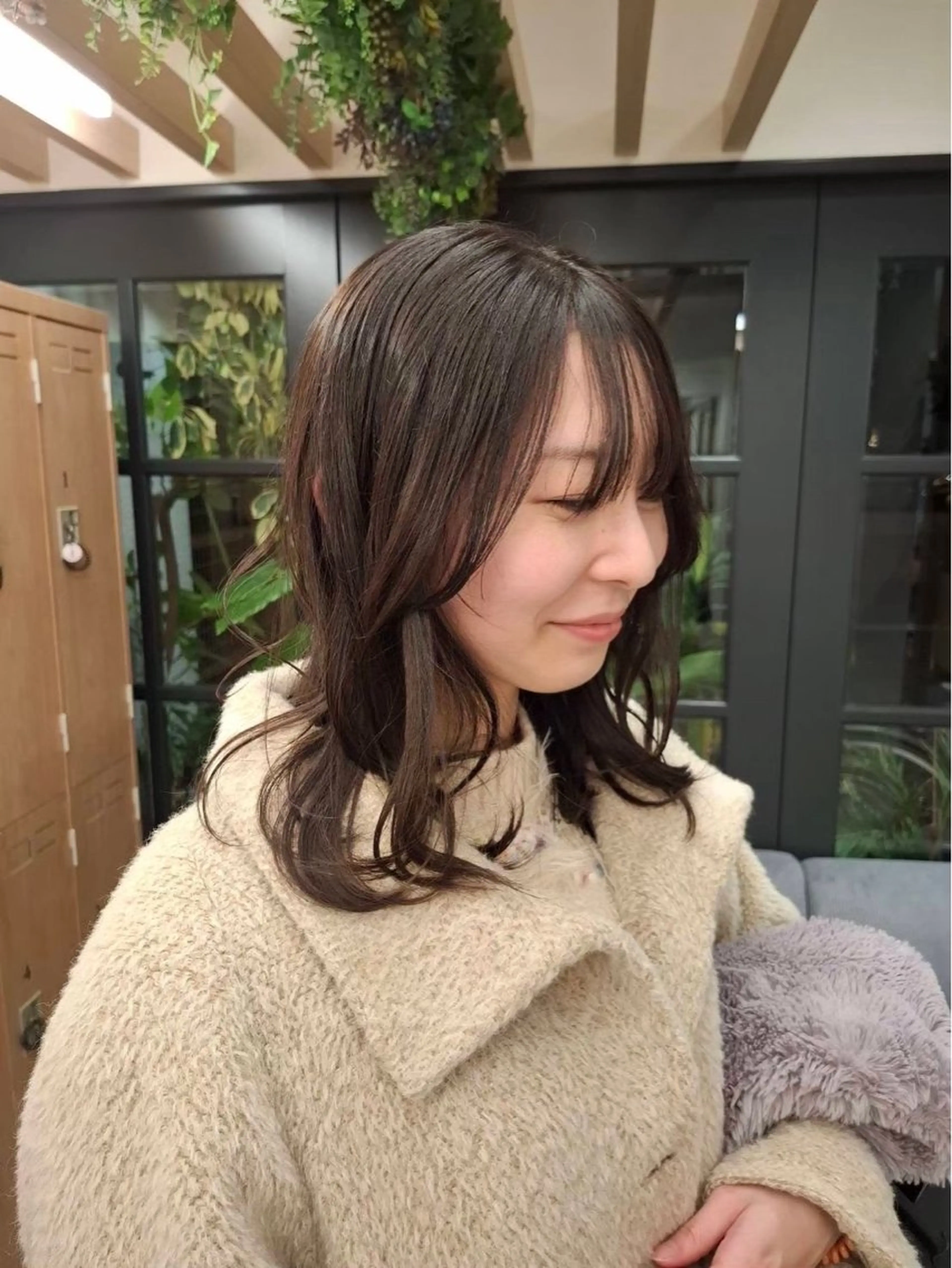 ミディアム カラー haruna🌼 暖色♡透明感カラー♡のヘアスタイル