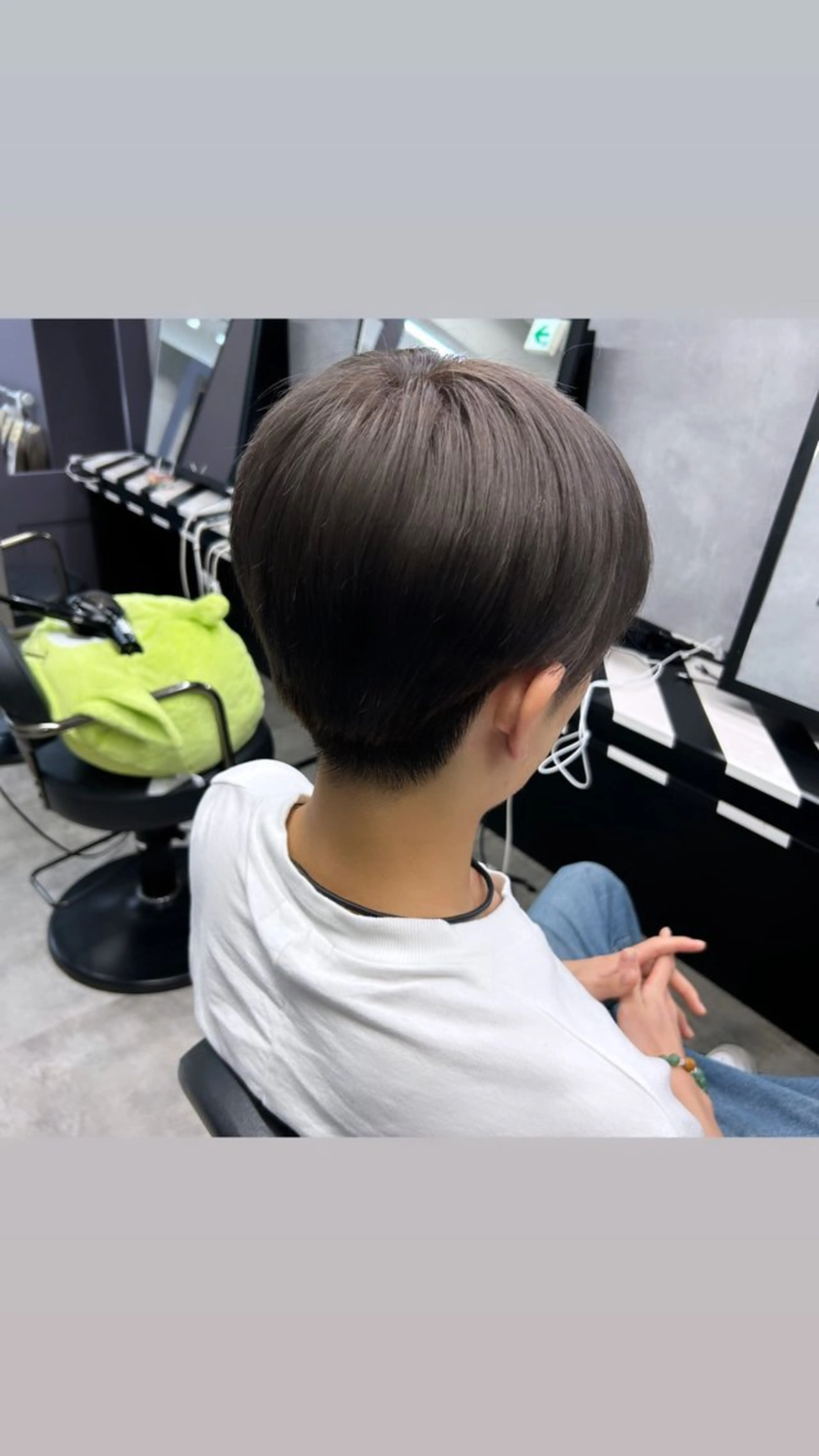 メンズ 縮毛矯正・髪質改善 特化 出納 直起のヘアスタイル