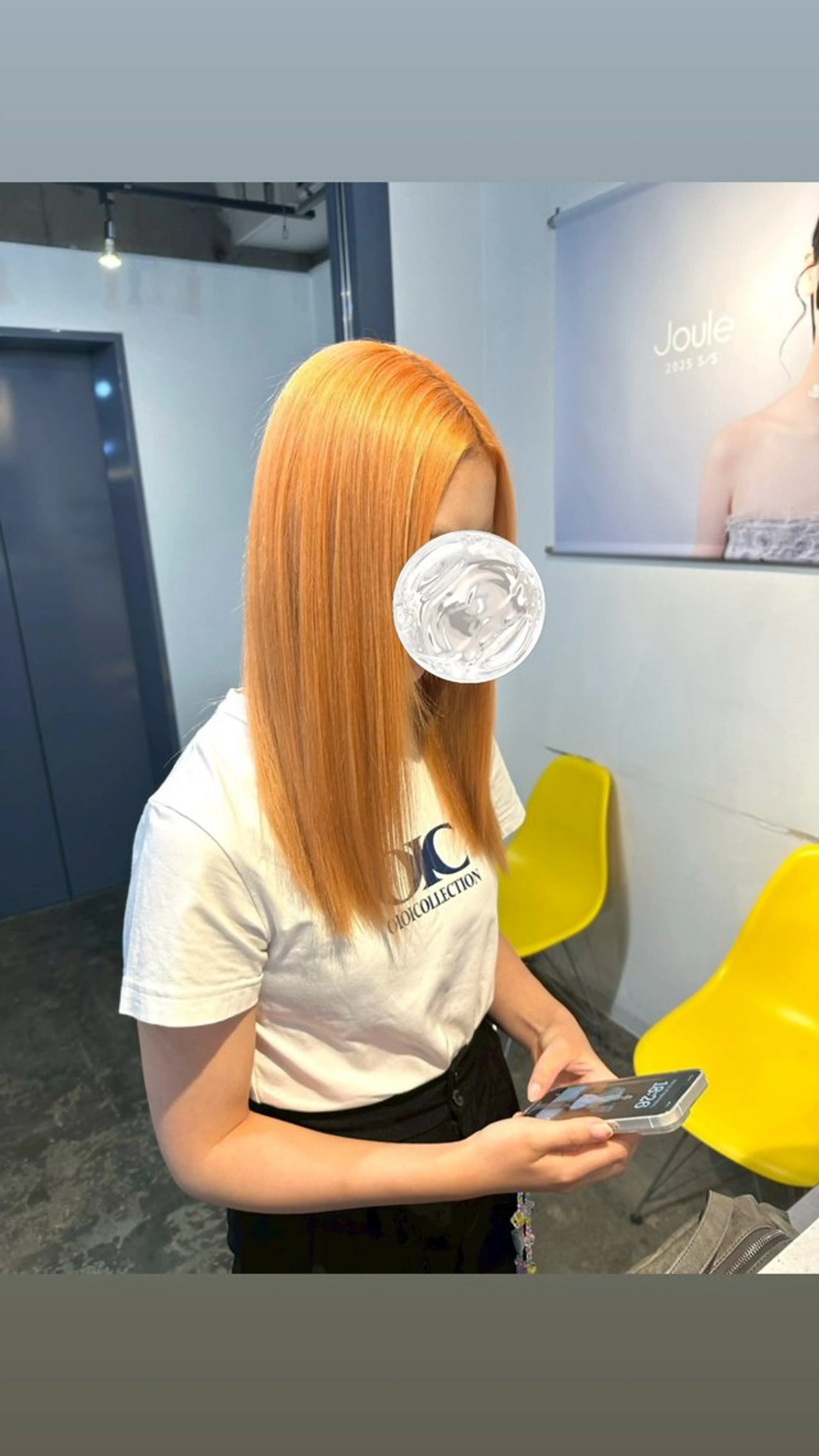 ロング カラー ブリーチ/ハイトーン ピンク/ベージュ🎟のヘアスタイル