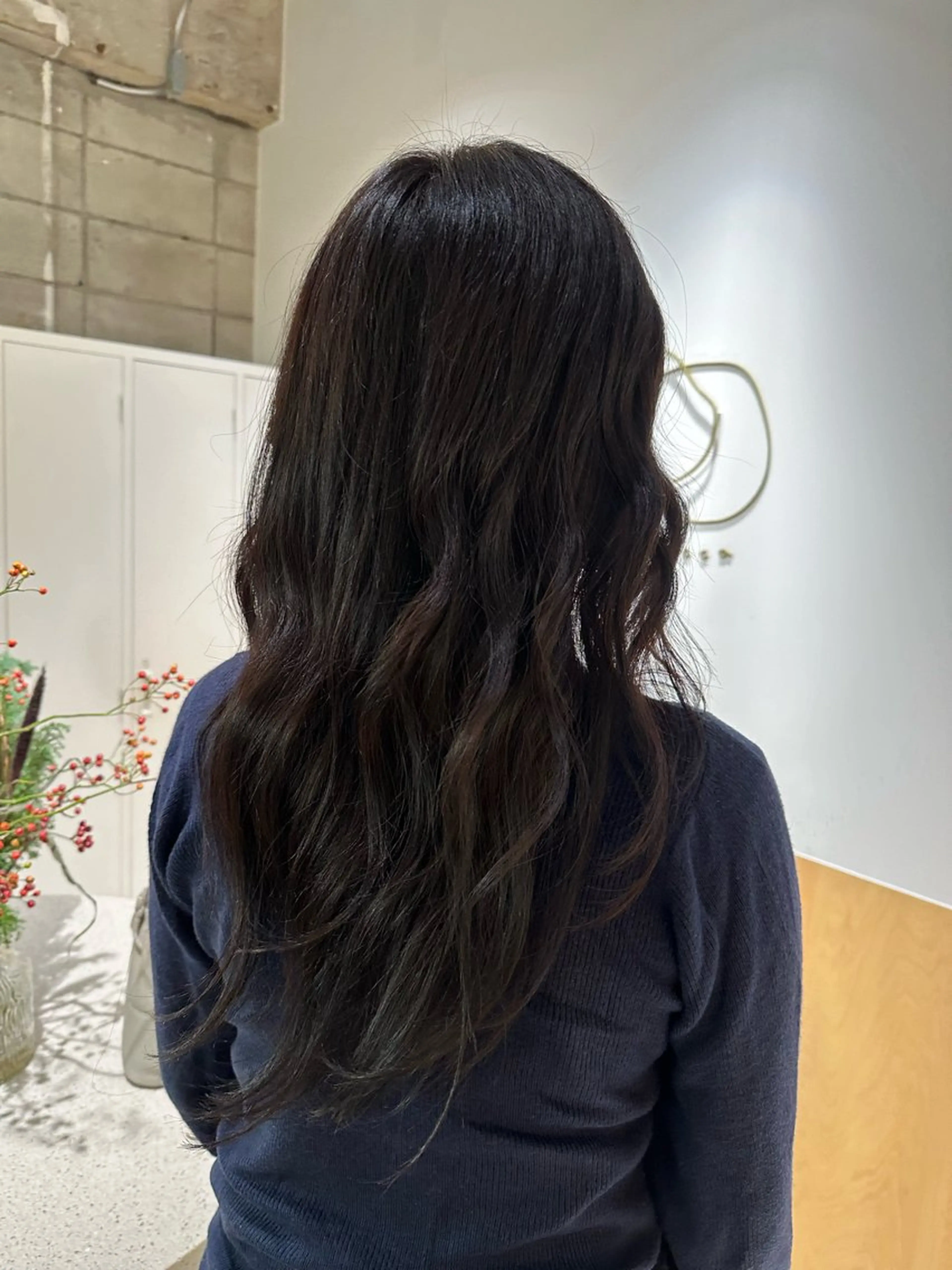 カラー ブラウンカラー ヘアカラー トリートメント ヘッドスパ 水野 胡亜のヘアスタイル