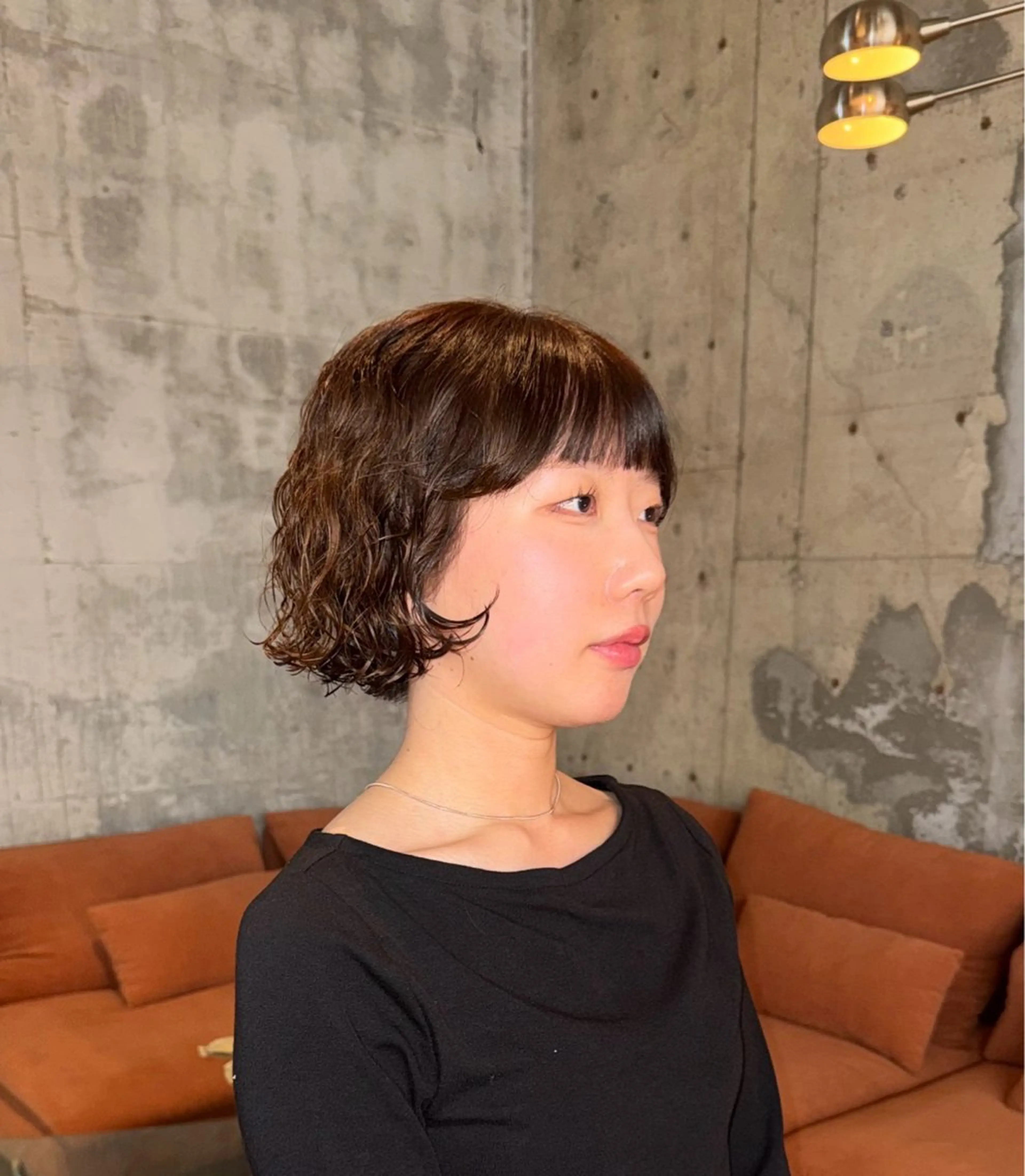 パーマ 澁谷 咲映のヘアスタイル