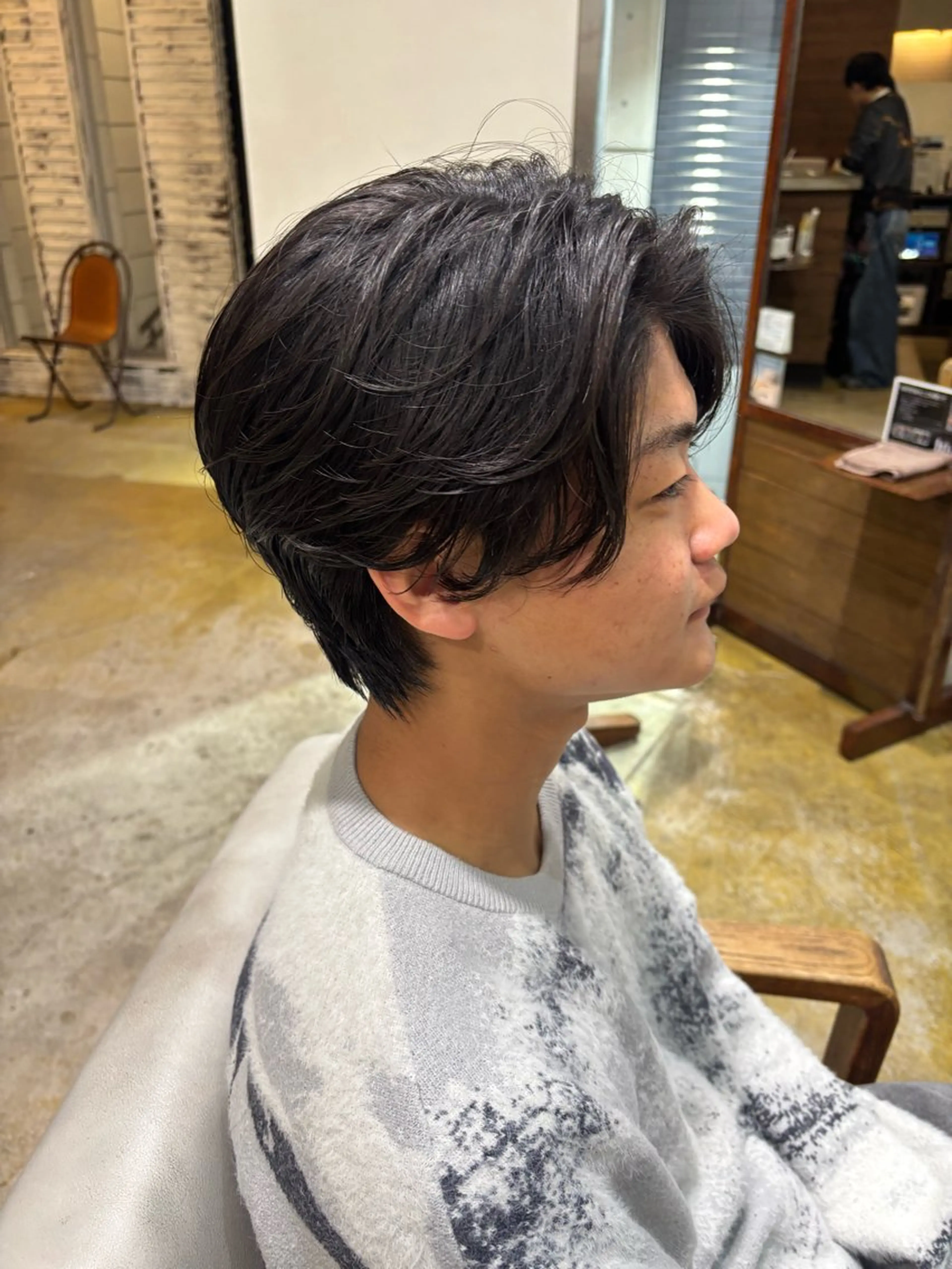 パーマ 伊藤 優衣/アイブロ ウ/透明感カラーのヘアスタイル