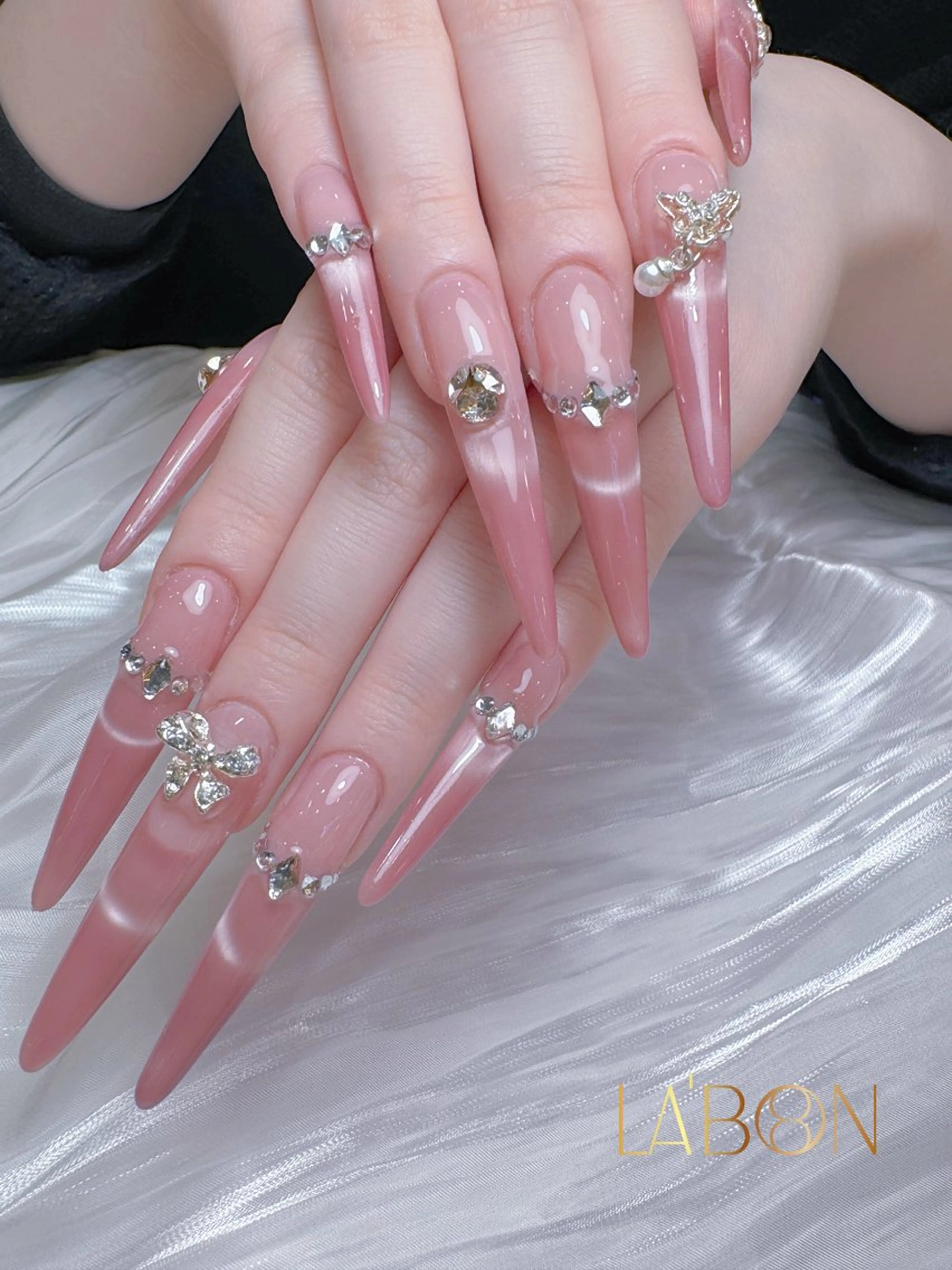ネイル 長さ出し Labon Nails Artのネイルデザイン