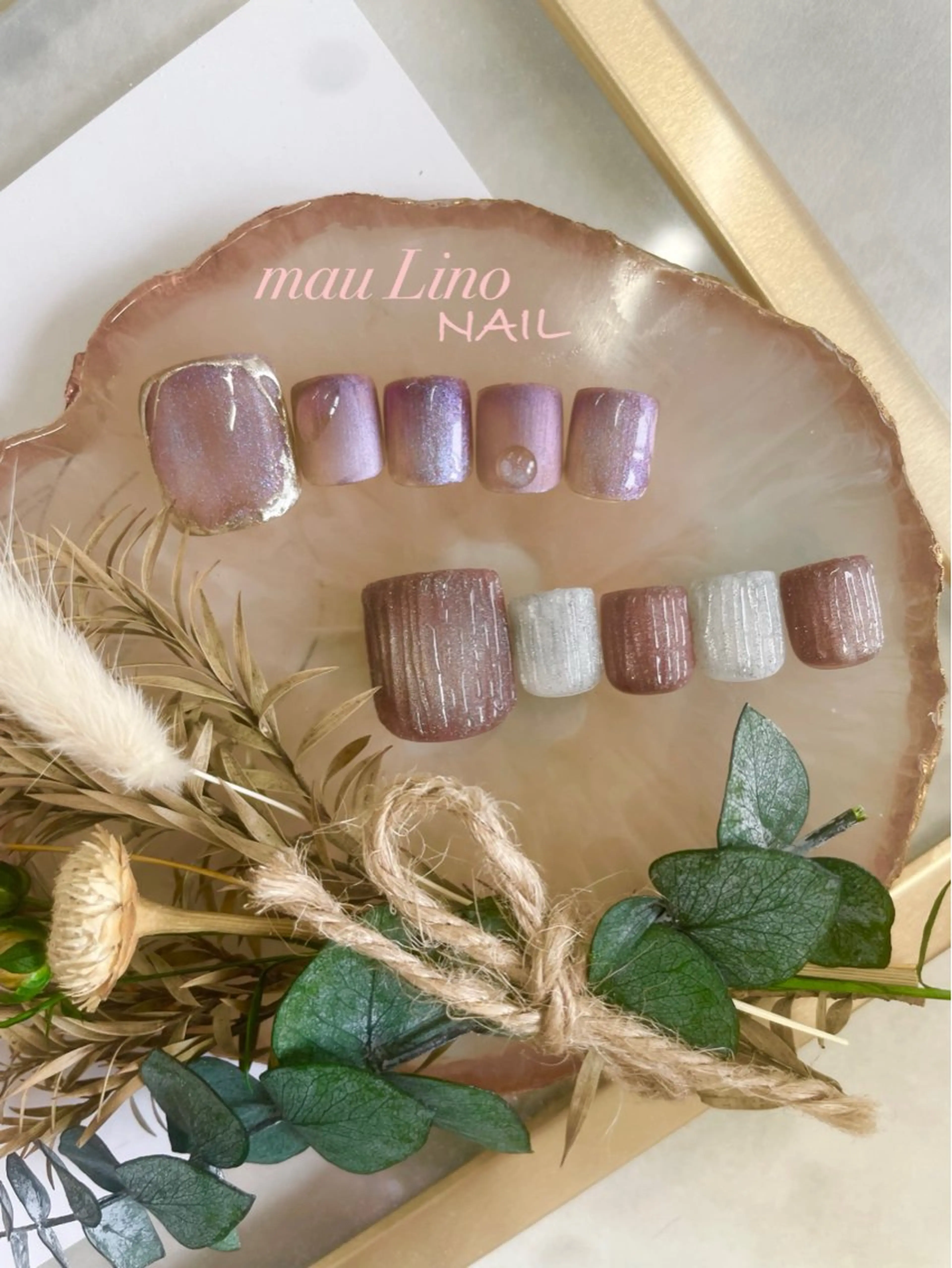 ネイル フットネイル mau Lino    NAIL所属・GELo nail~#19~のネイルデザイン