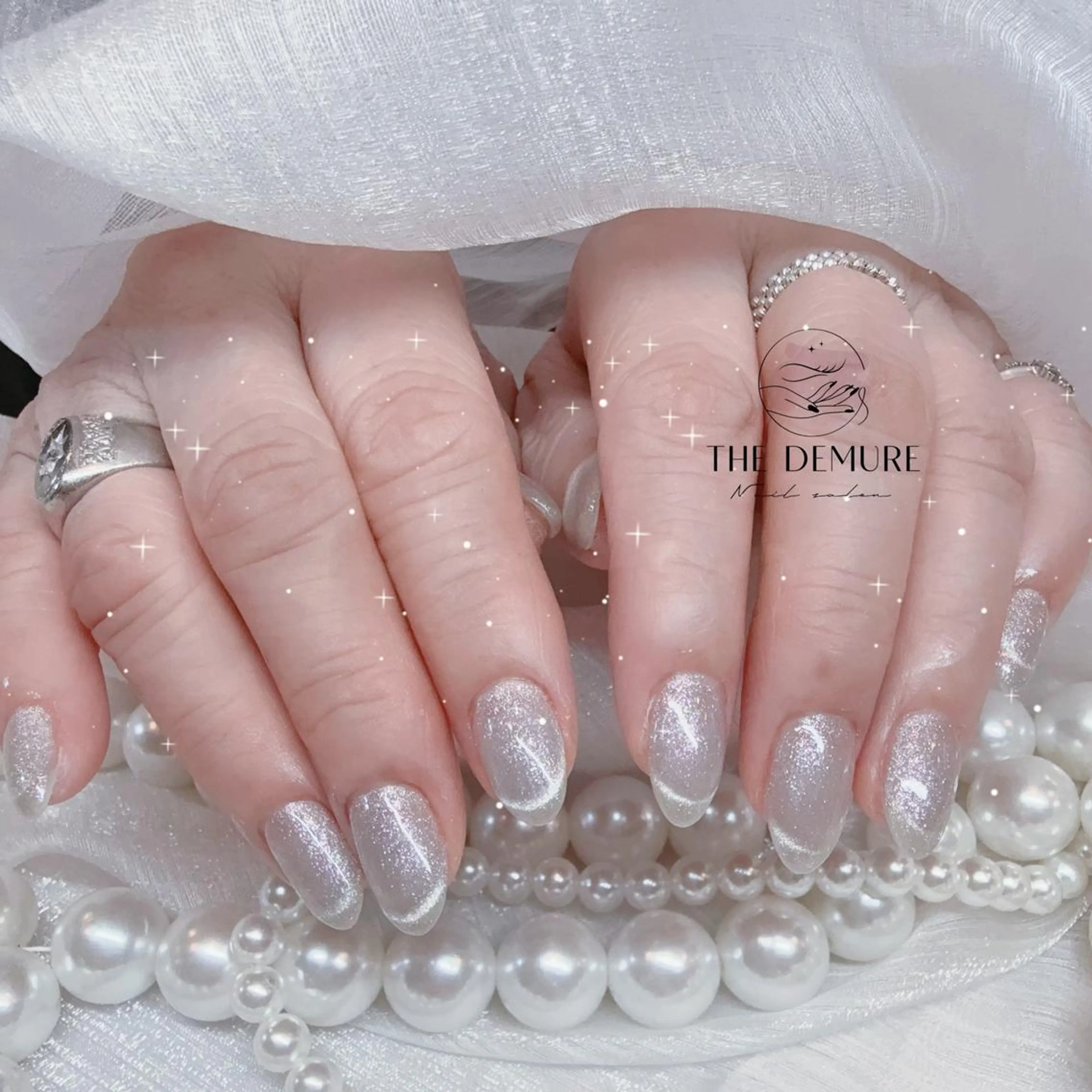 ネイル アートネイル フットネイル キラキラネイル 韓国ネイル ロングネイル ハンドネイル ハンドケア MOMO Nail 高田馬場店のネイルデザイン