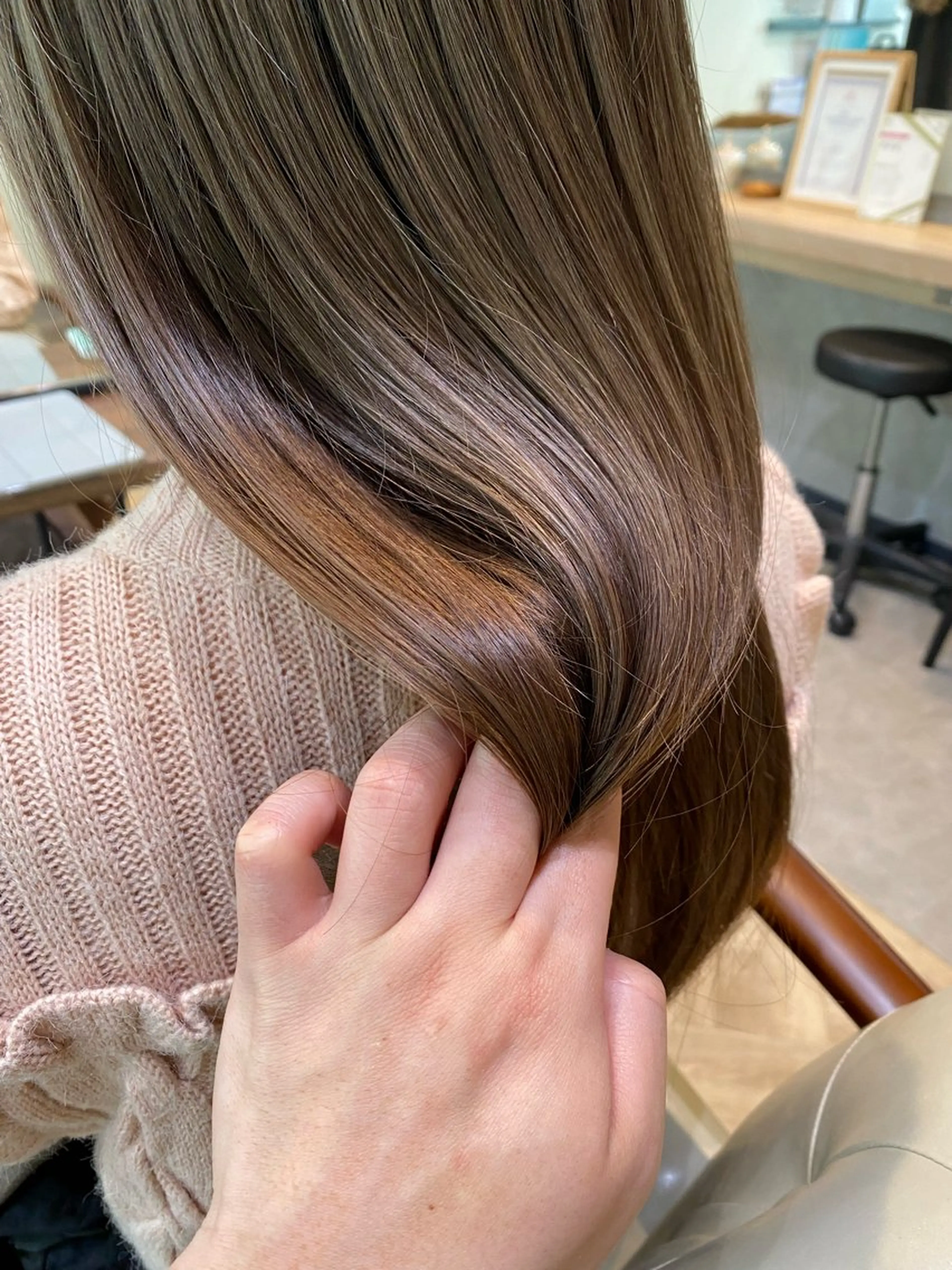ロング カラー 新宿 / Aujua ｿﾑﾘｴ🫧森田涼介のヘアスタイル