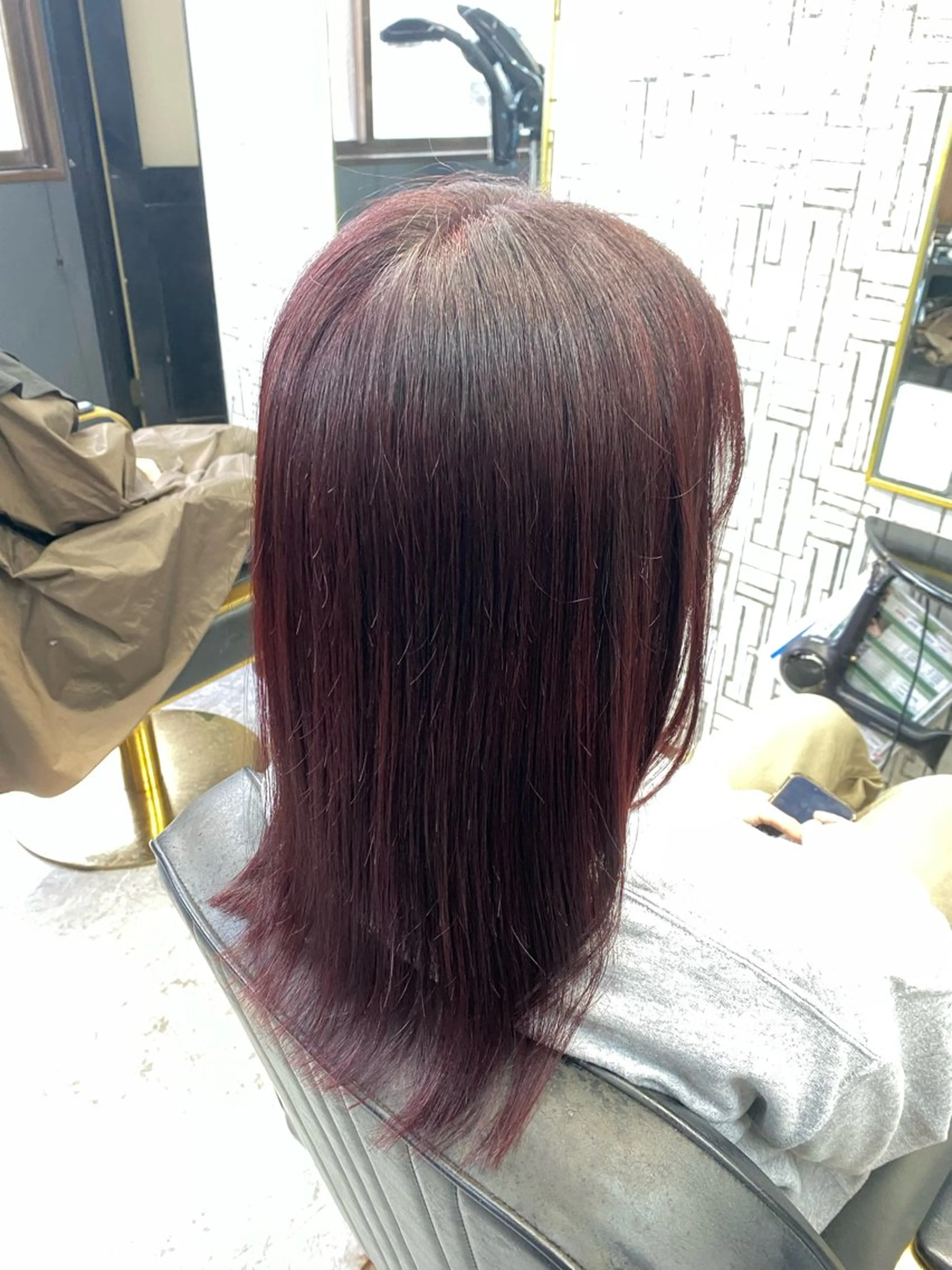 ロング ヘアカラー 池田 亮雅のヘアスタイル