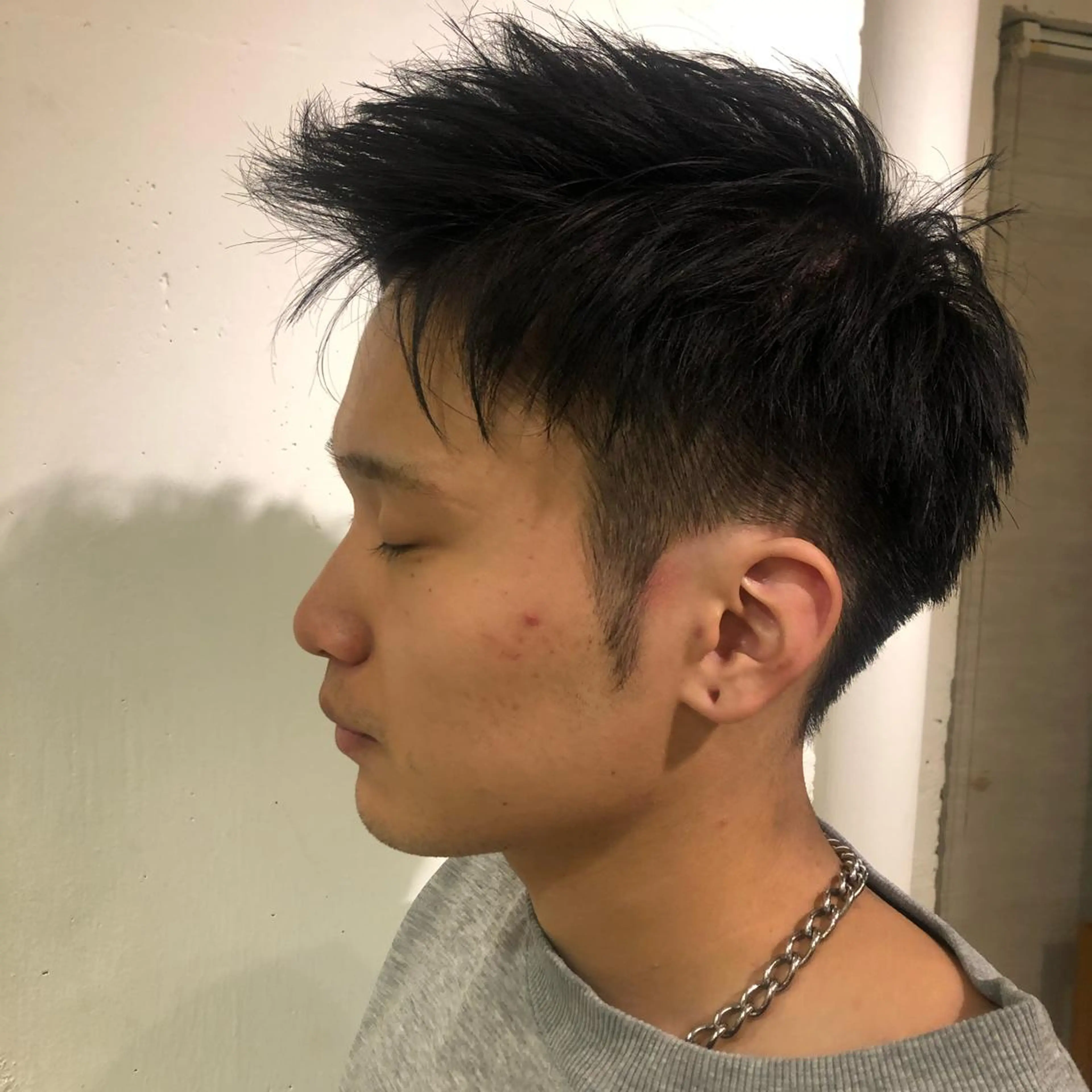 ショート カラー パーマ ヘアアレンジ メンズ パーソナルカラー合わ せたカラー🤍なつみのヘアスタイル