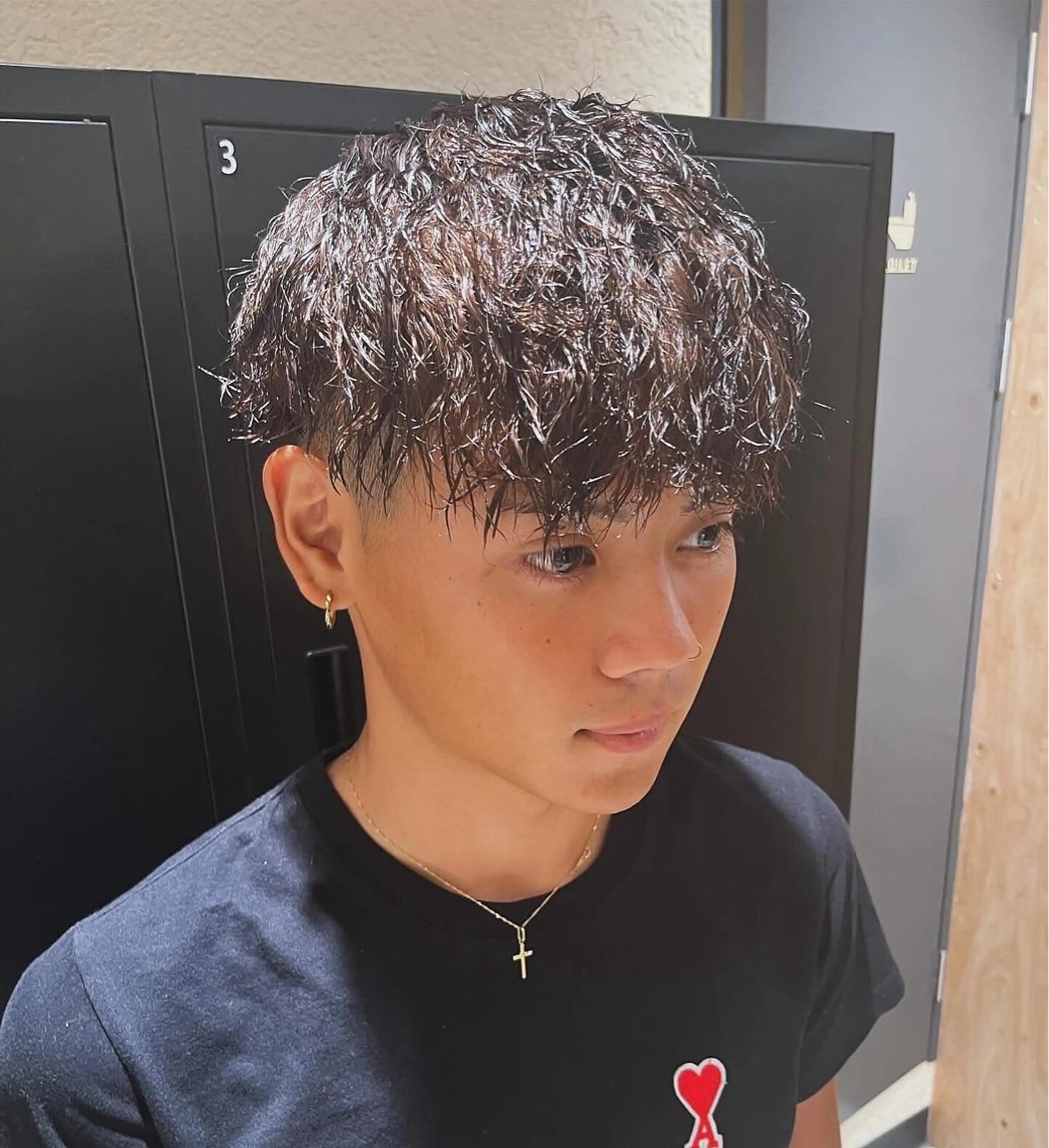 メンズ カット パーマ 🏅EIGHT難波/ 【店長】タモツのヘアスタイル