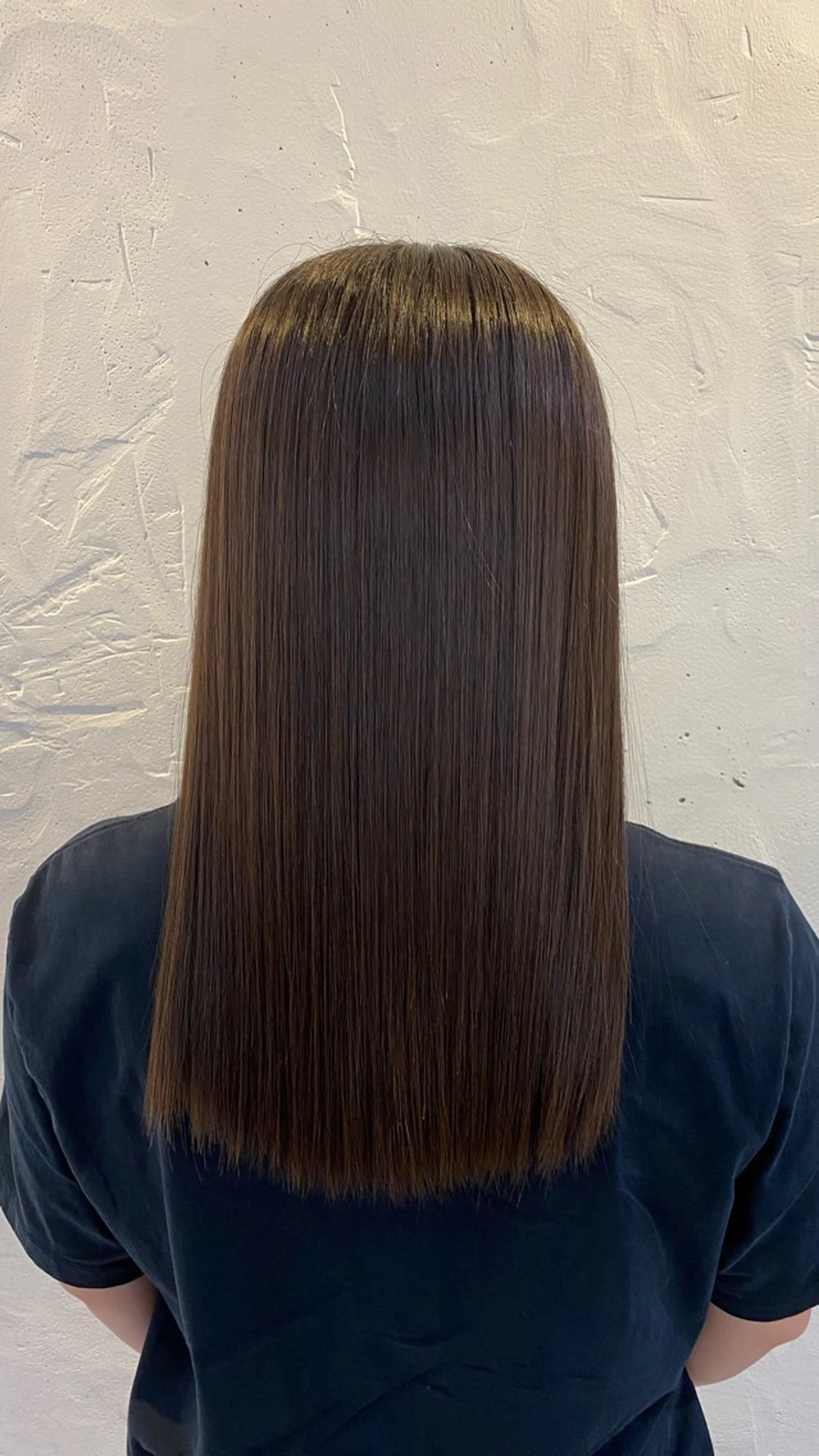 ロング 髪質改善 トリートメント FILMS haru 暖色/ぱつっとbobのヘアスタイル