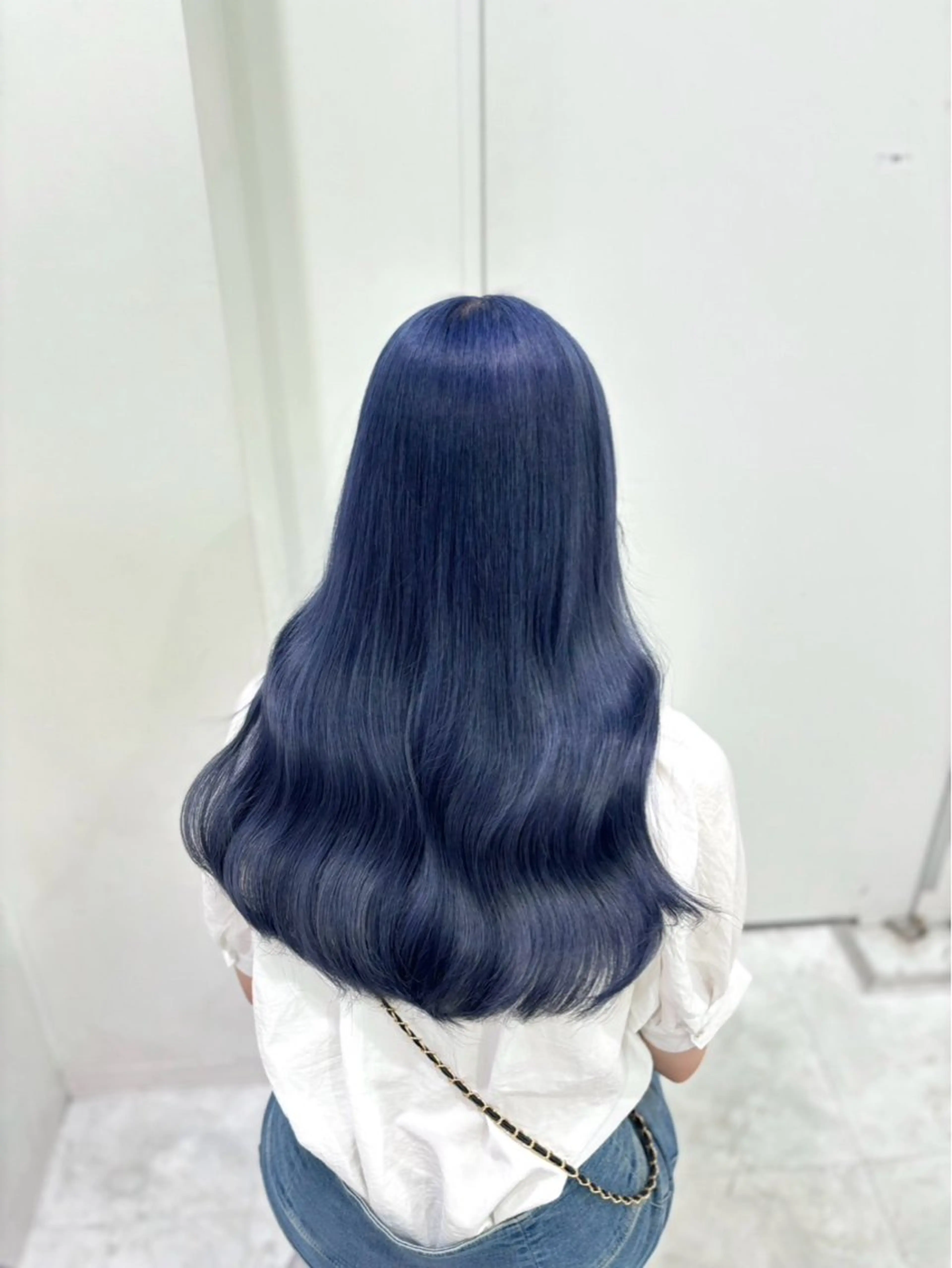 ロング カラー ヘアアレンジ ヘアカラー 艶カラー/ハイトーン /レイヤーカットのヘアスタイル