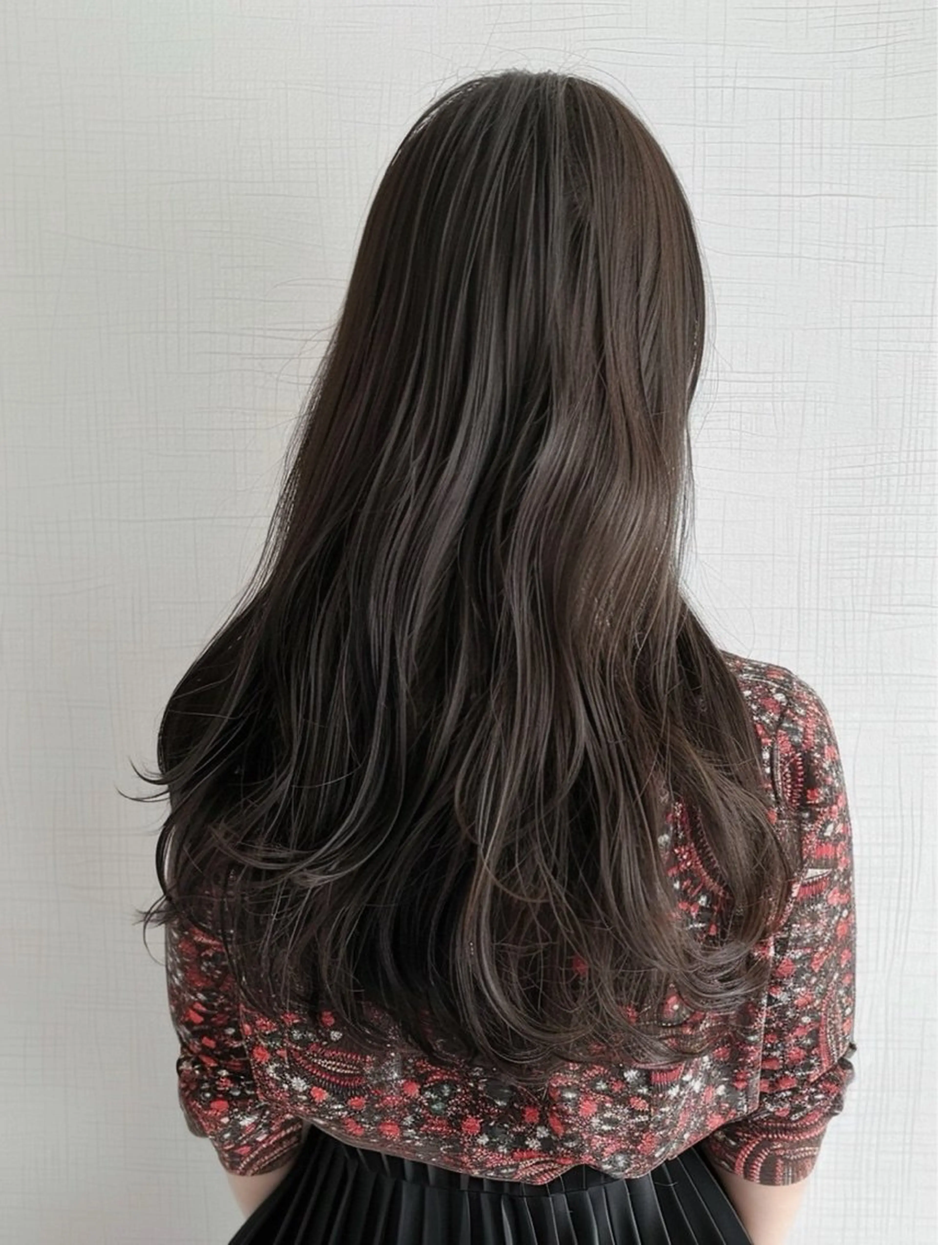 セミロング カラー LAWE.北堀江/ 韓国エクステのヘアスタイル