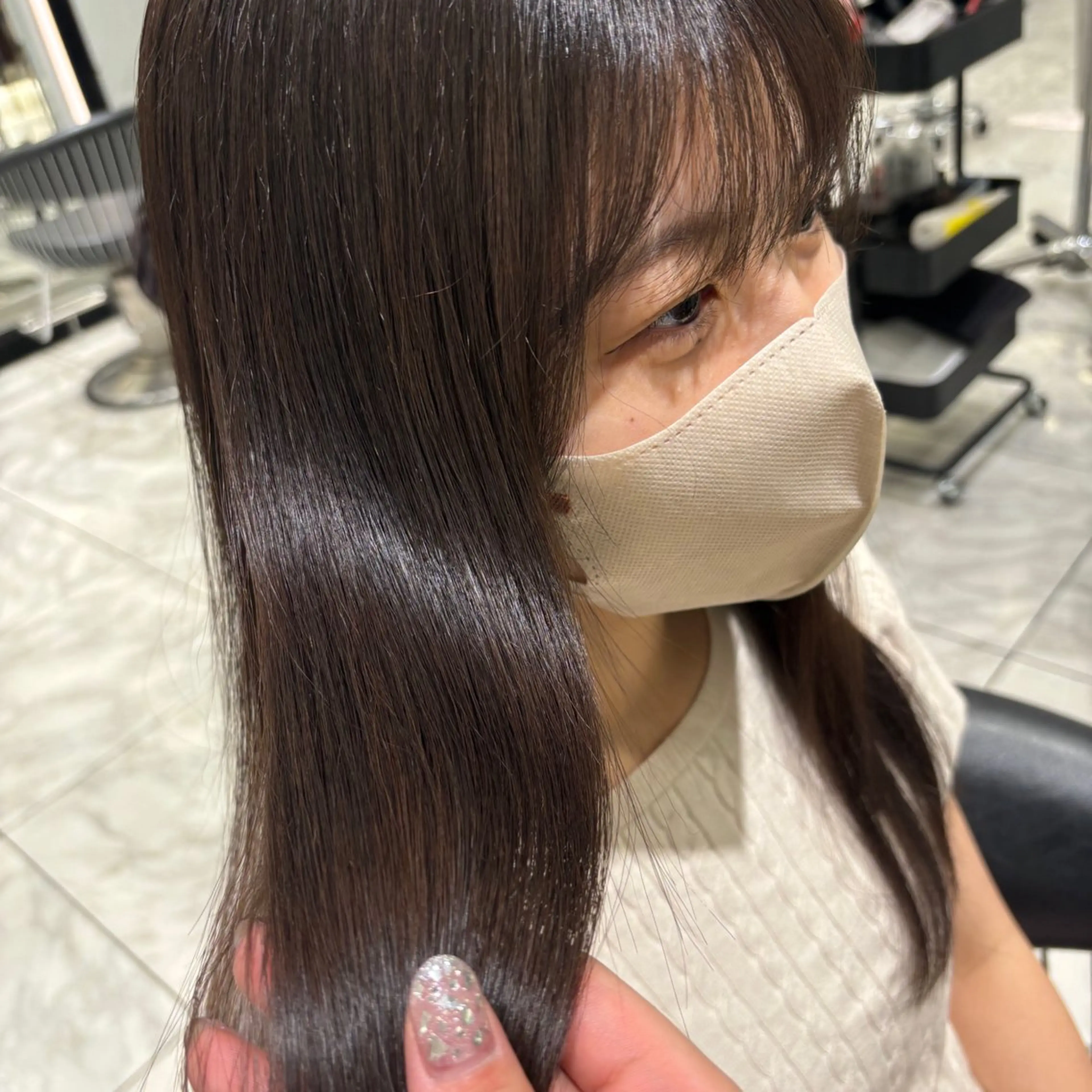 パーマ ストレートパーマ トリートメント 🌸銀座No.1パー マ🌸いでいあやのヘアスタイル