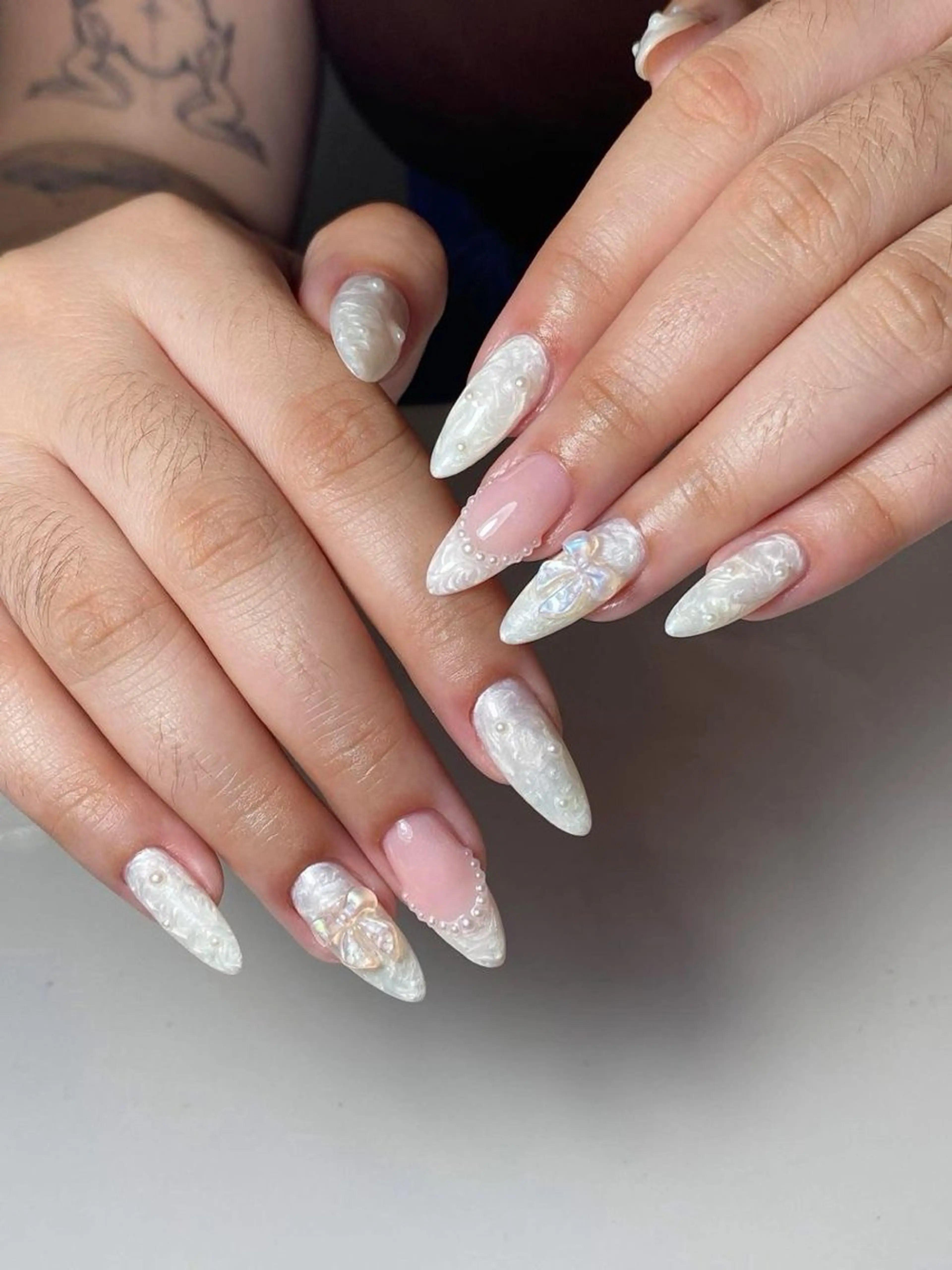 ネイル チークネイル フットネイル フレンチネイル グラデーション 韓国ネイル Yuki nail staffのネイルデザイン