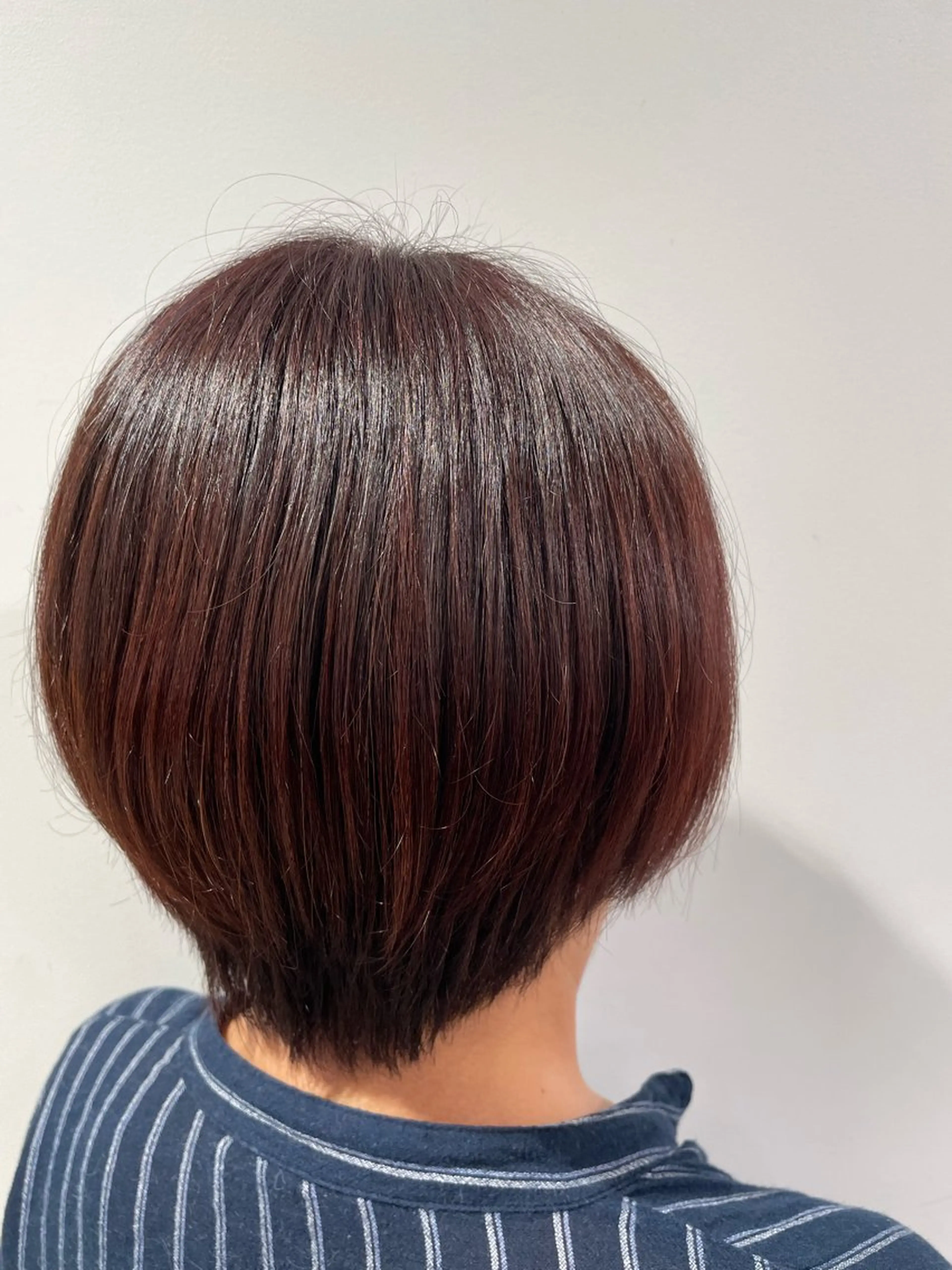 ショート カラー メンズモデル板橋 島田依杏のヘアスタイル