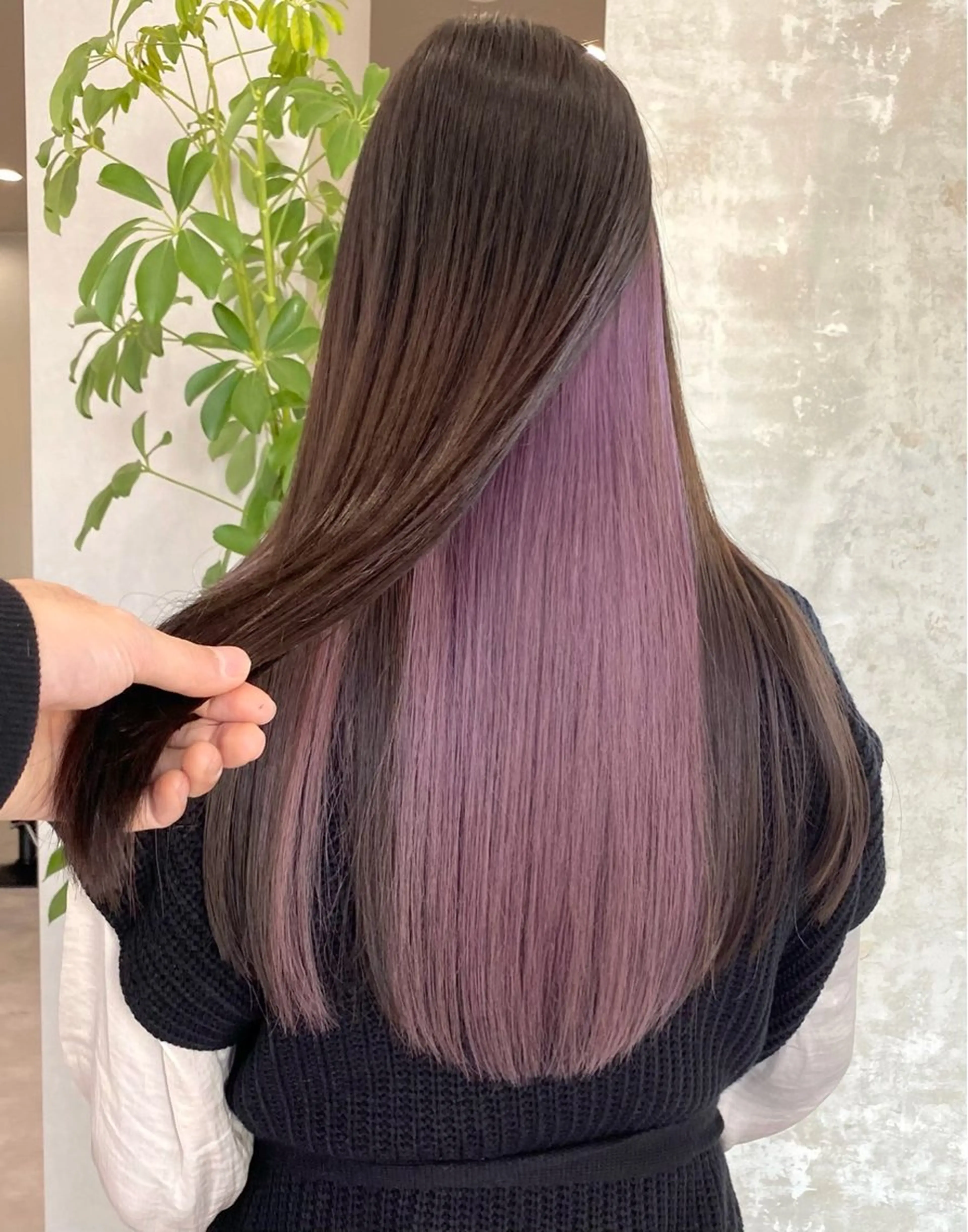 カット＋インナーカラー＋トリートメントの写真