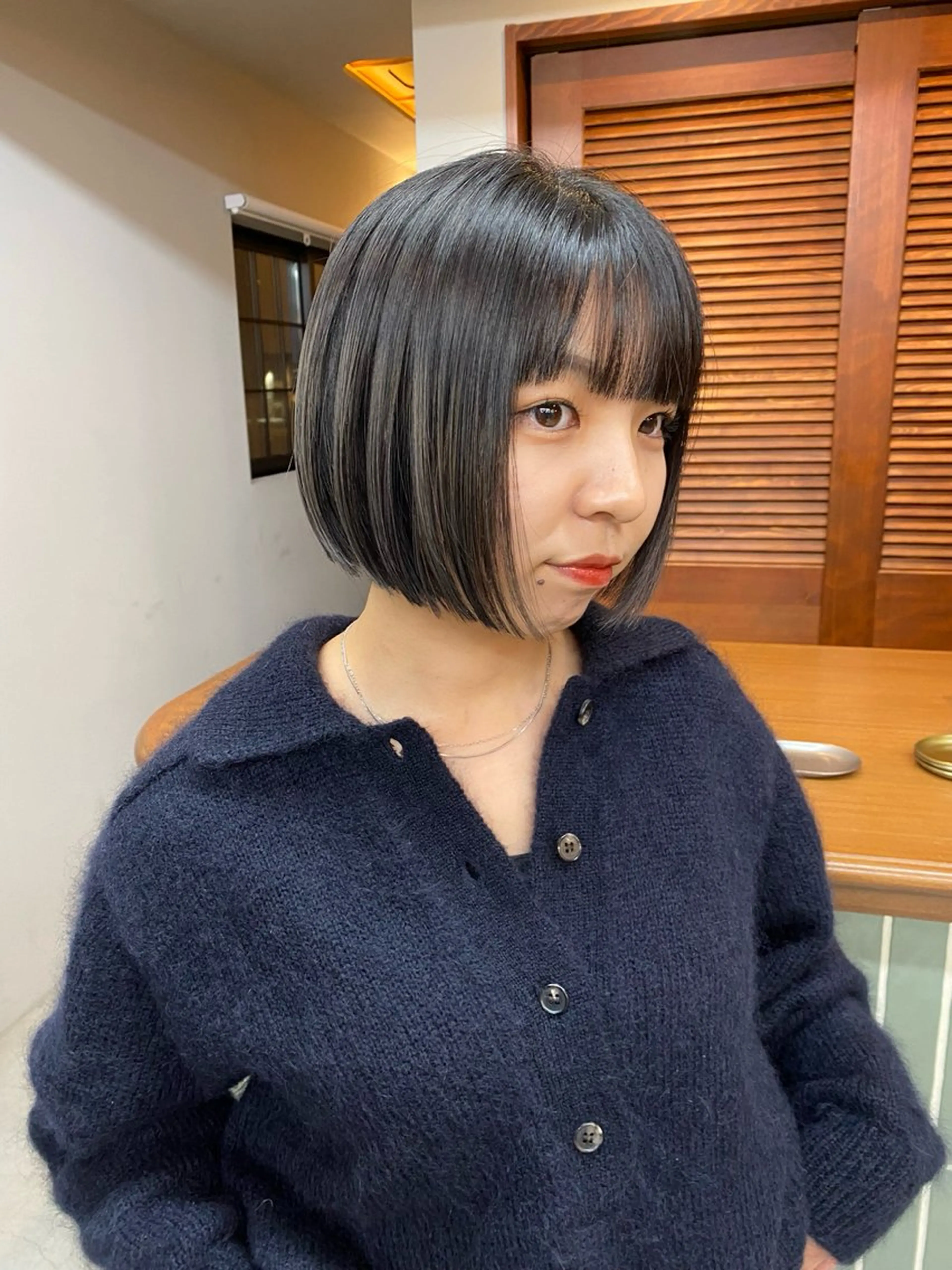 ショート カラー ハイライトカラー 伸ばしかけ ハイライト ムナカタ アカリのヘアスタイル