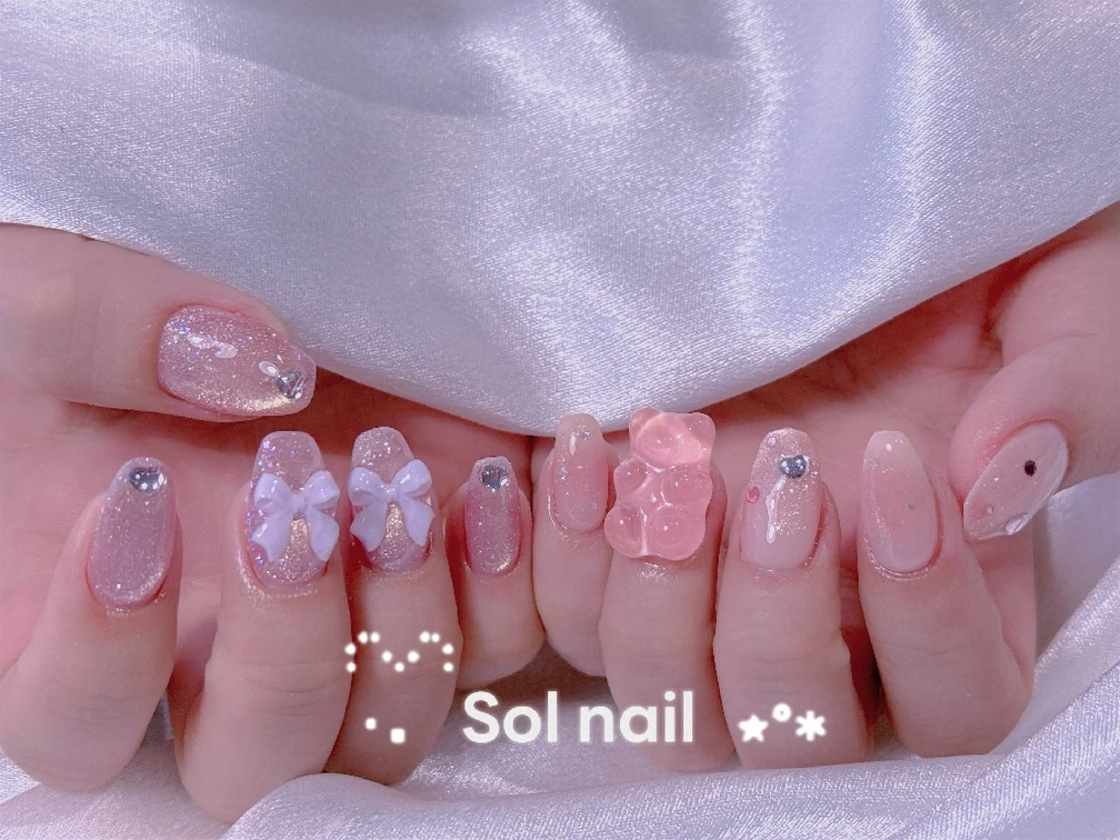 ネイル ハンドネイル ハンドケア Sol Nail ミネのネイルデザイン