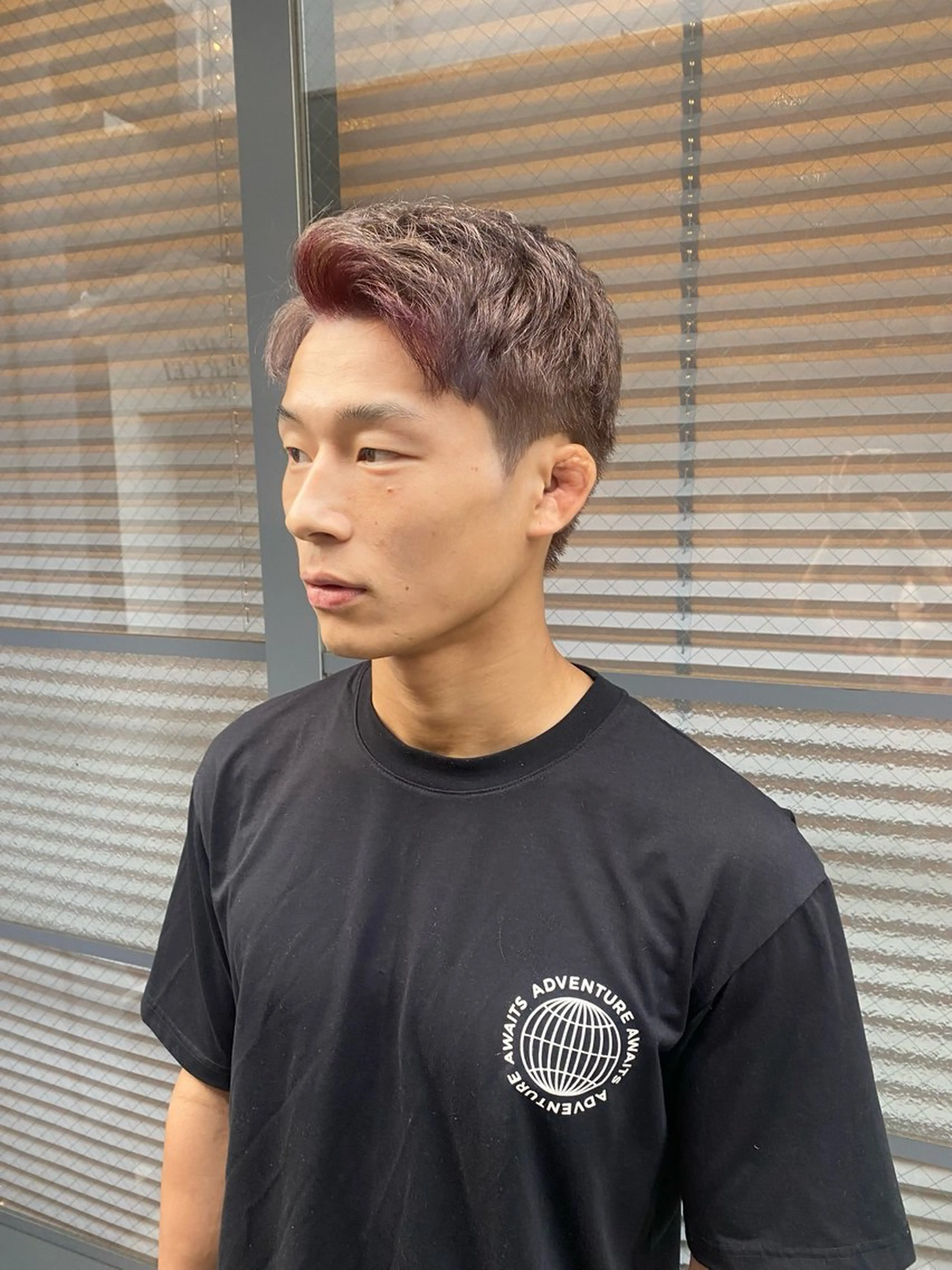 メンズ メンズブリーチ カット ヘアカラー 🌟メンズ/ミニボブ Marin💟のヘアスタイル