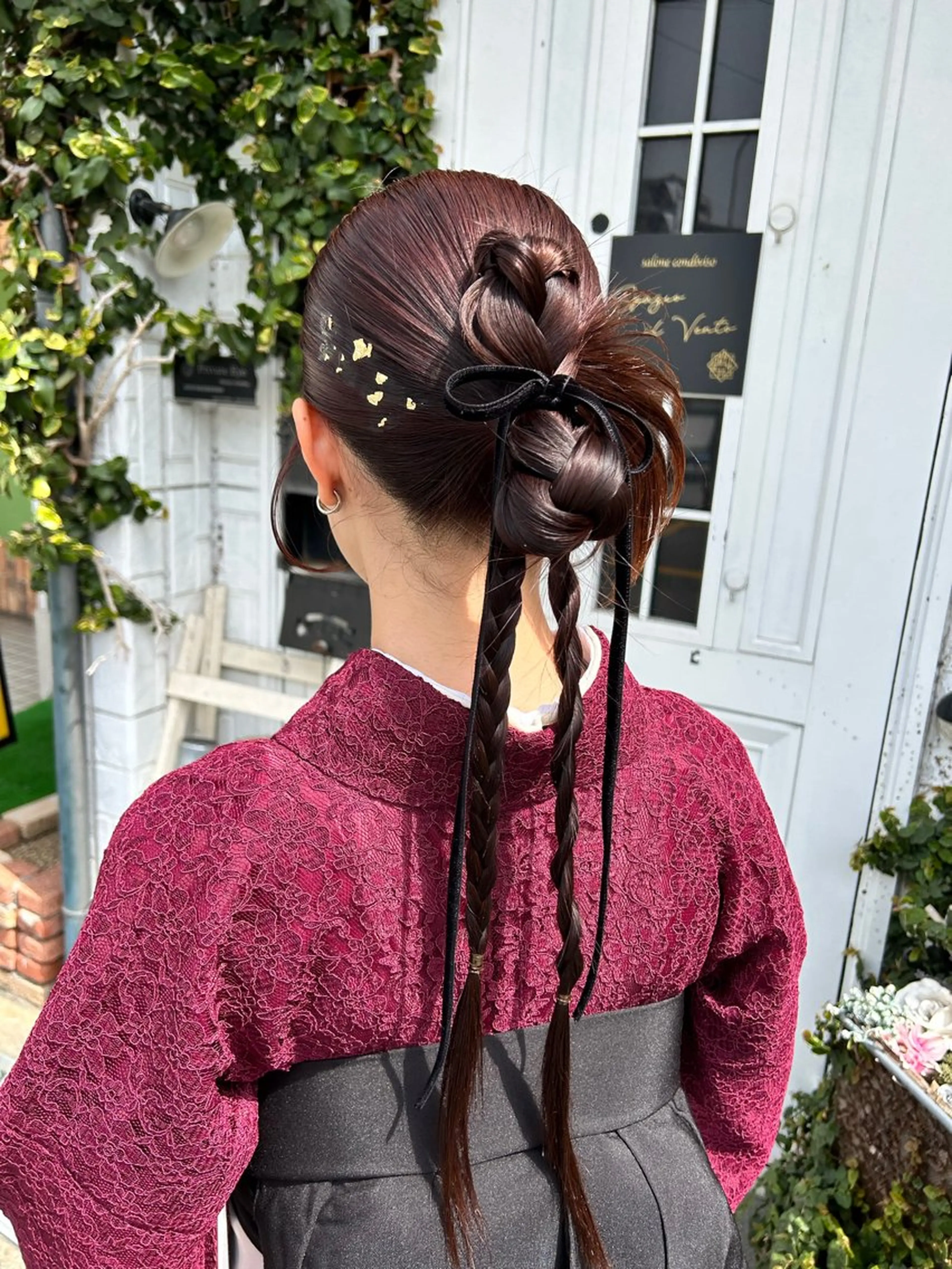 ヘアアレンジ 卒業式のヘアスタイル 大阪美容室 Rioのヘアスタイル