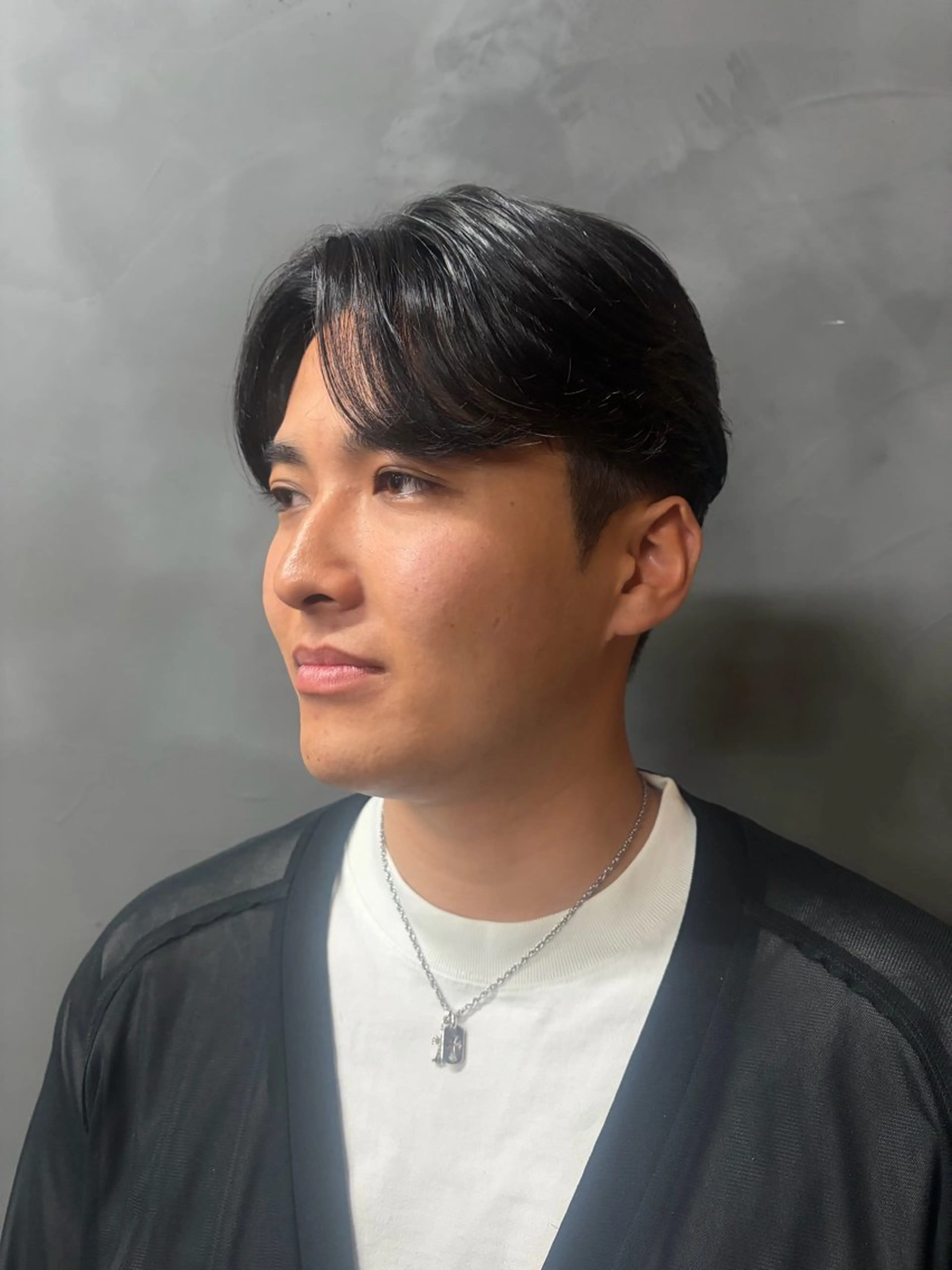 メンズ センターパート noen men's hair design所属・俣野 朋子のヘアスタイル