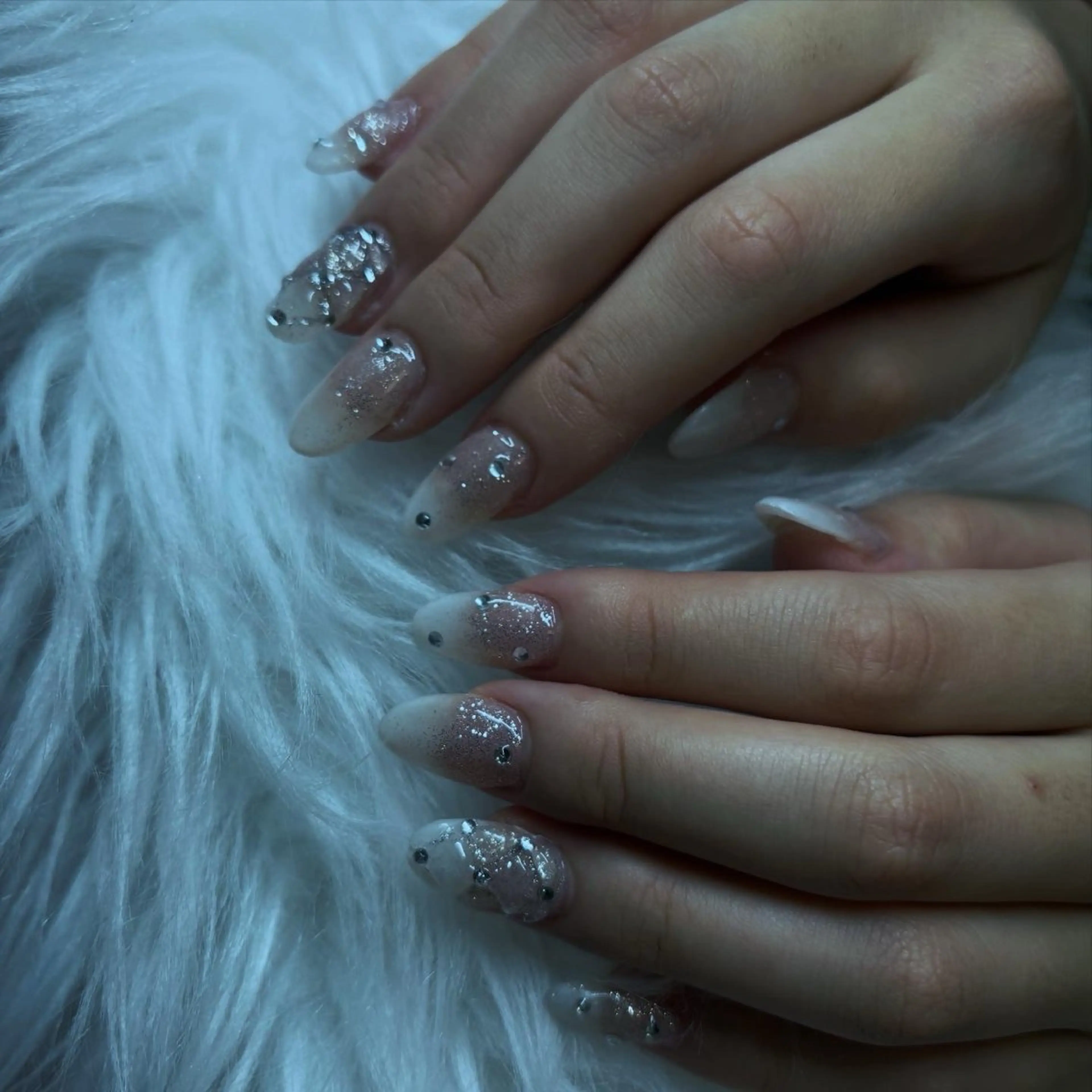 ネイル 長さ出し ロングネイル 持ち込み 春ネイル Vante梅田店所属・vante_aimi .パラジェル取扱店のネイルデザイン