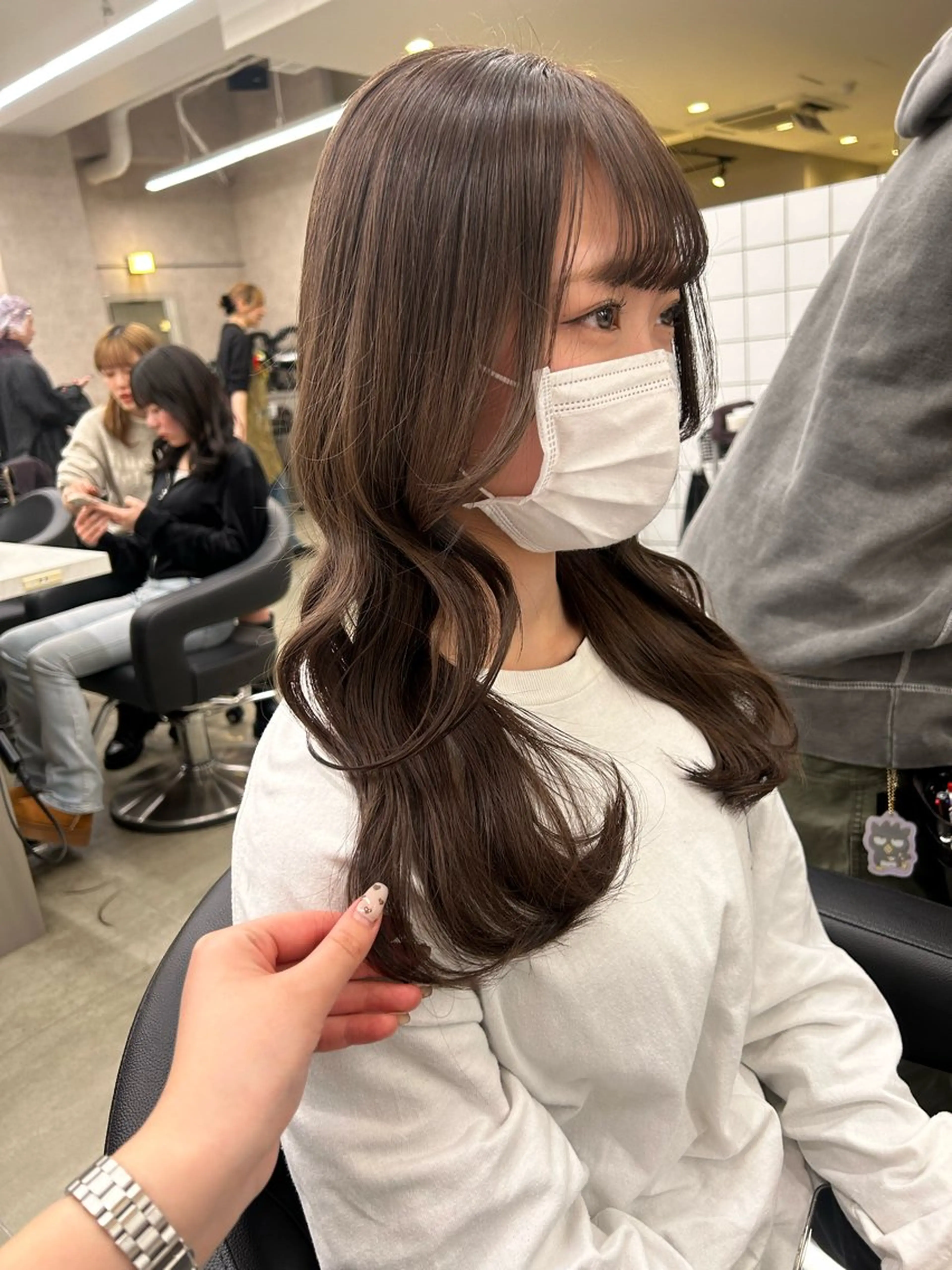 カラー 透明感ベージュ🤎 ナチュラルレイヤーのヘアスタイル