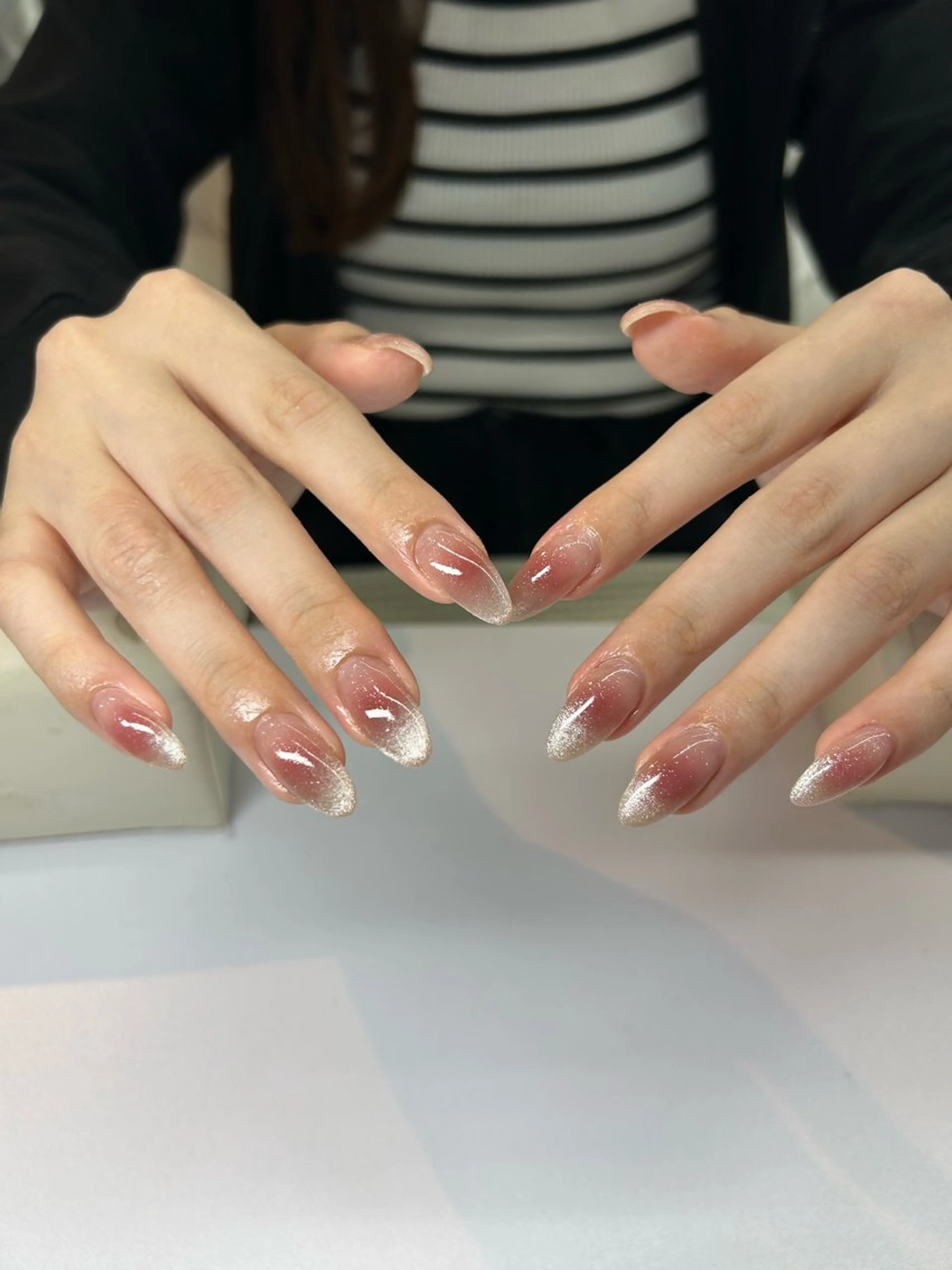 ネイル 持ち込み 上野山 陽菜のネイルデザイン