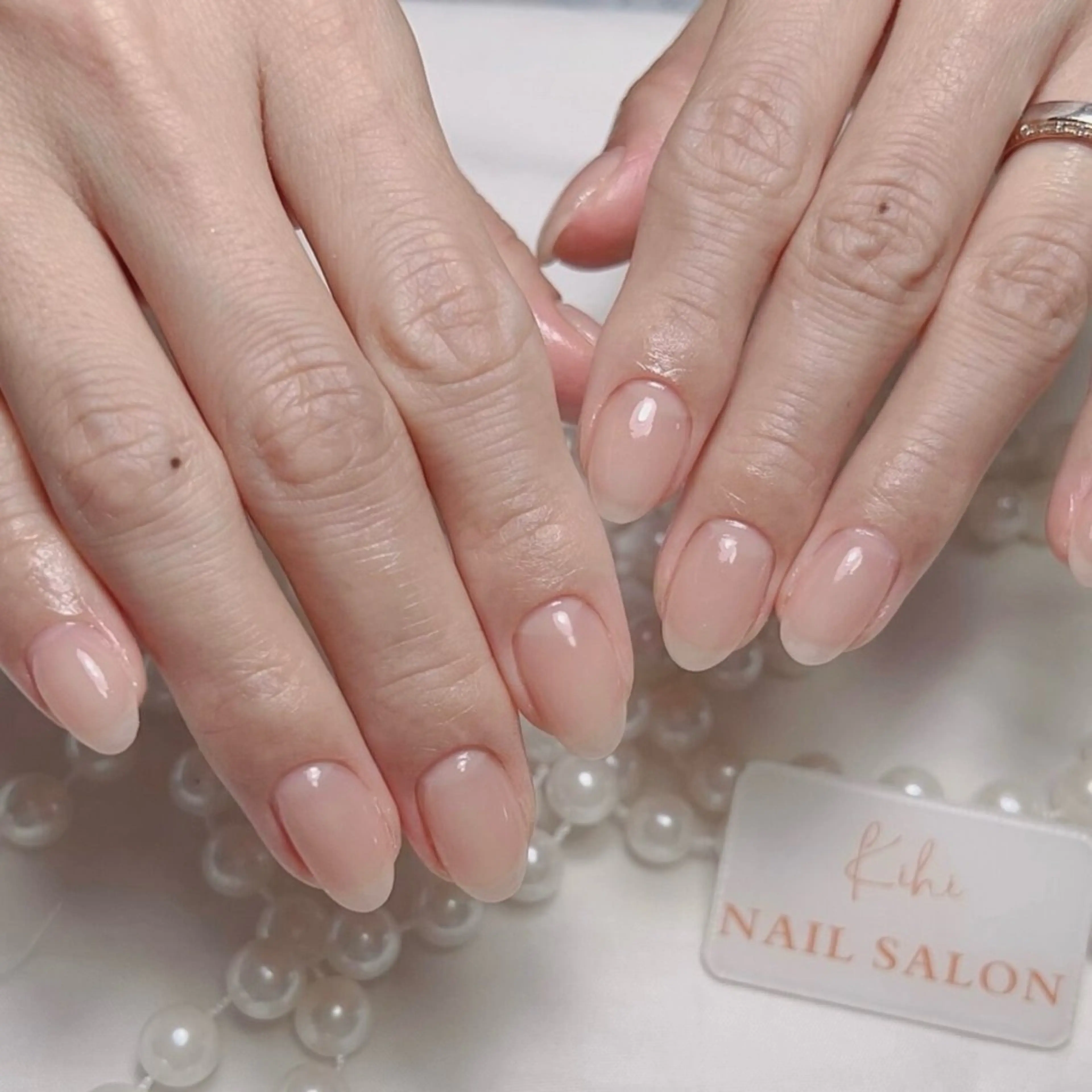 ネイル アートネイル フレンチネイル ジェルネイル グラデーション 韓国ネイル ハンドネイル ハンドケア さくら💮💮 【オフ無料】のネイルデザイン