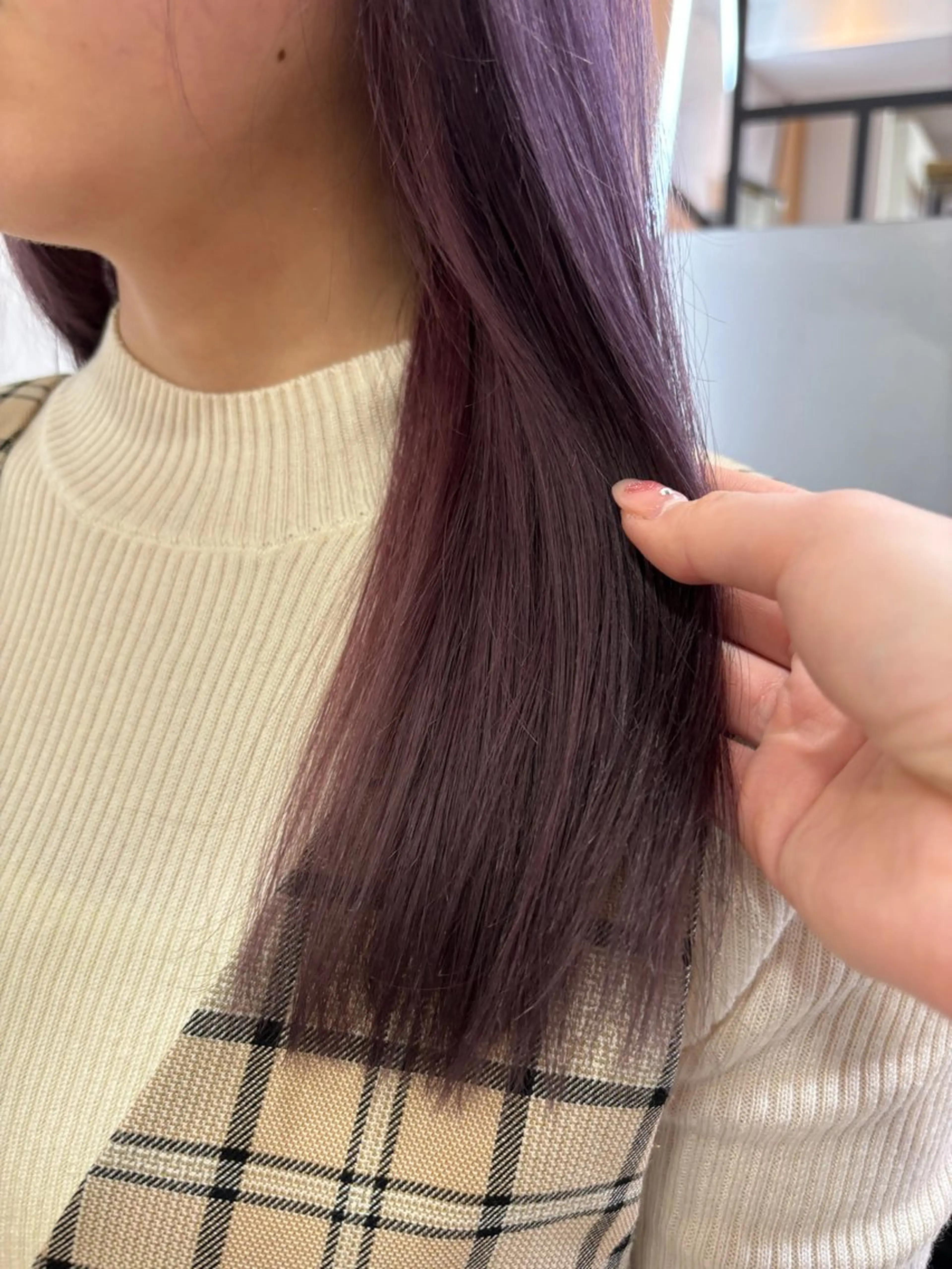 ミディアム カラー カット ヘアカラー トリートメント 向日葵🌻 /レディースカットのヘアスタイル