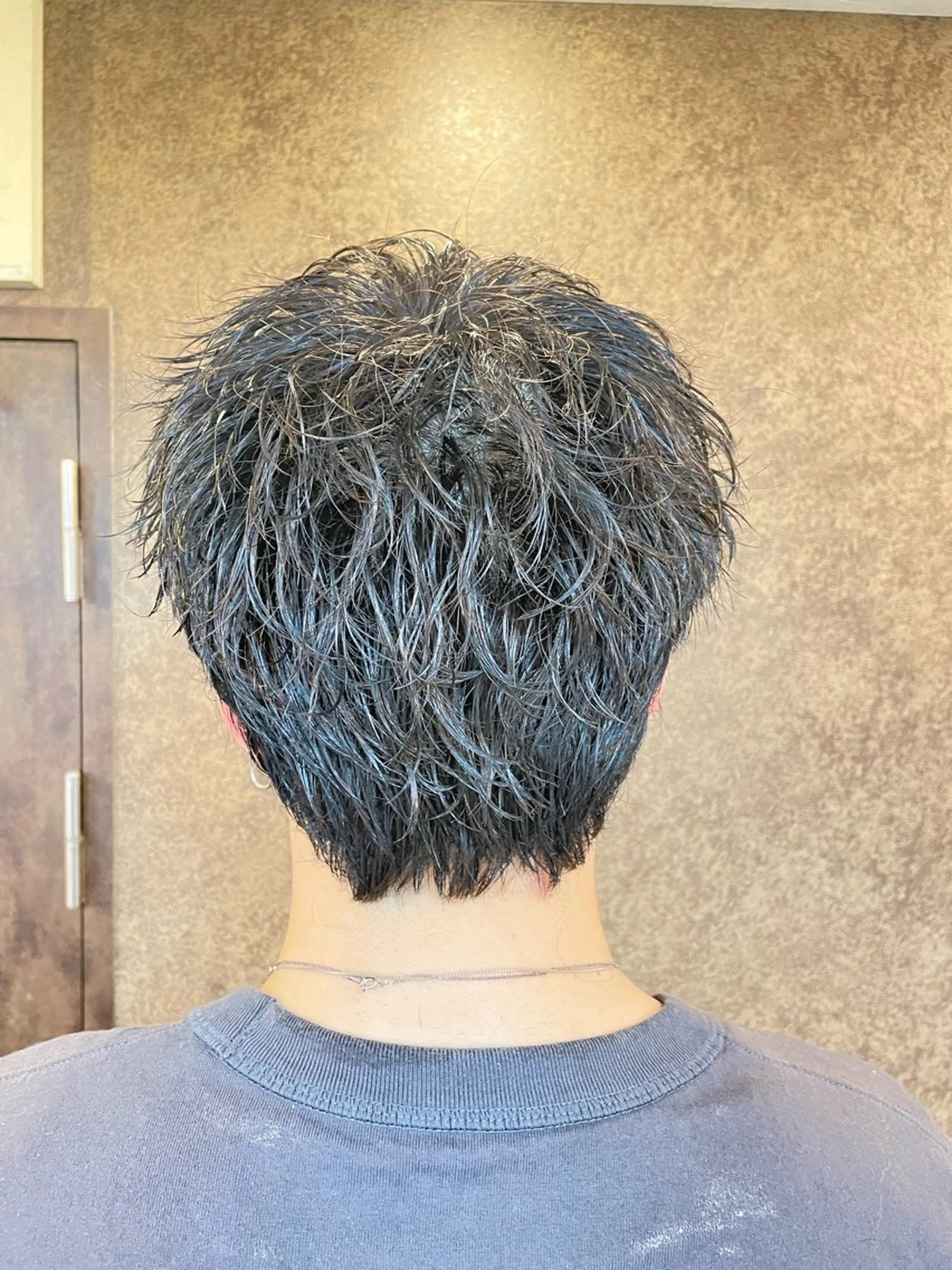 ショート メンズ メンズパーマ特化 カバヤマ　リョウのヘアスタイル