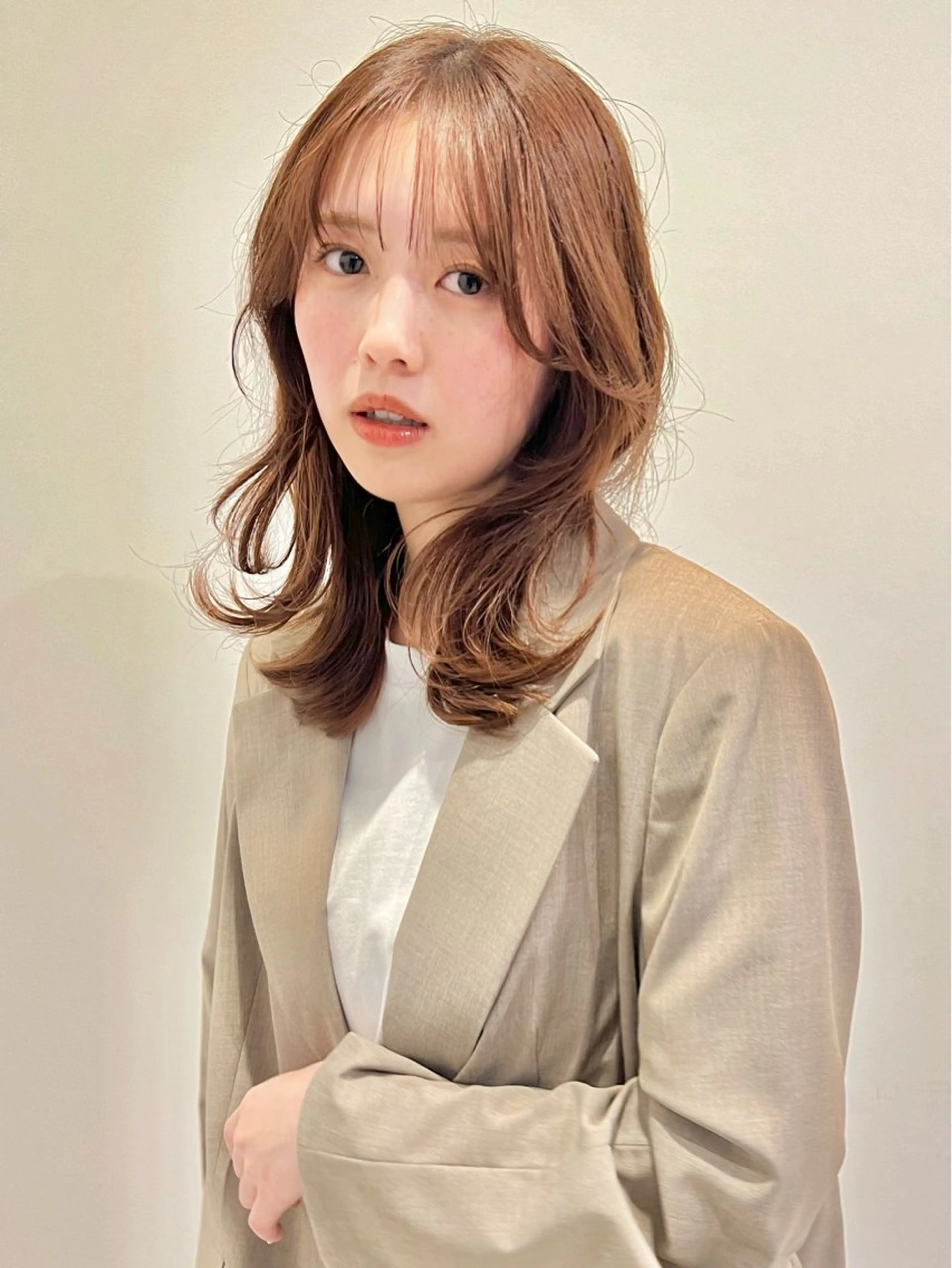 セミロング Noel所属・福井 茉菜美のヘアスタイル