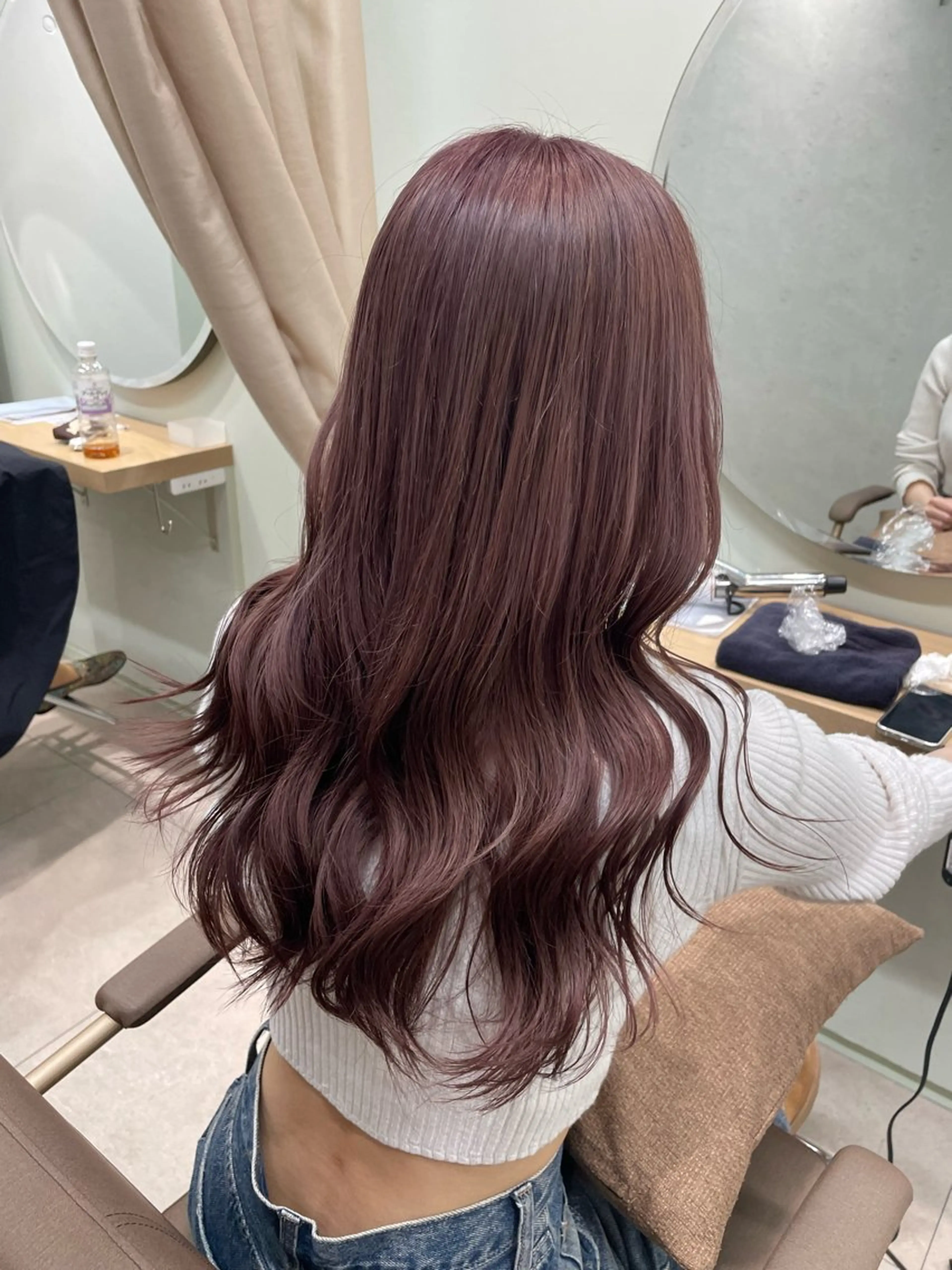 ロング カラー 黒髪 ブリーチ ブルーカラー ブルーブラック ピンクカラー 🫧‎🤍oto /ゆきの🤍🫧のヘアスタイル