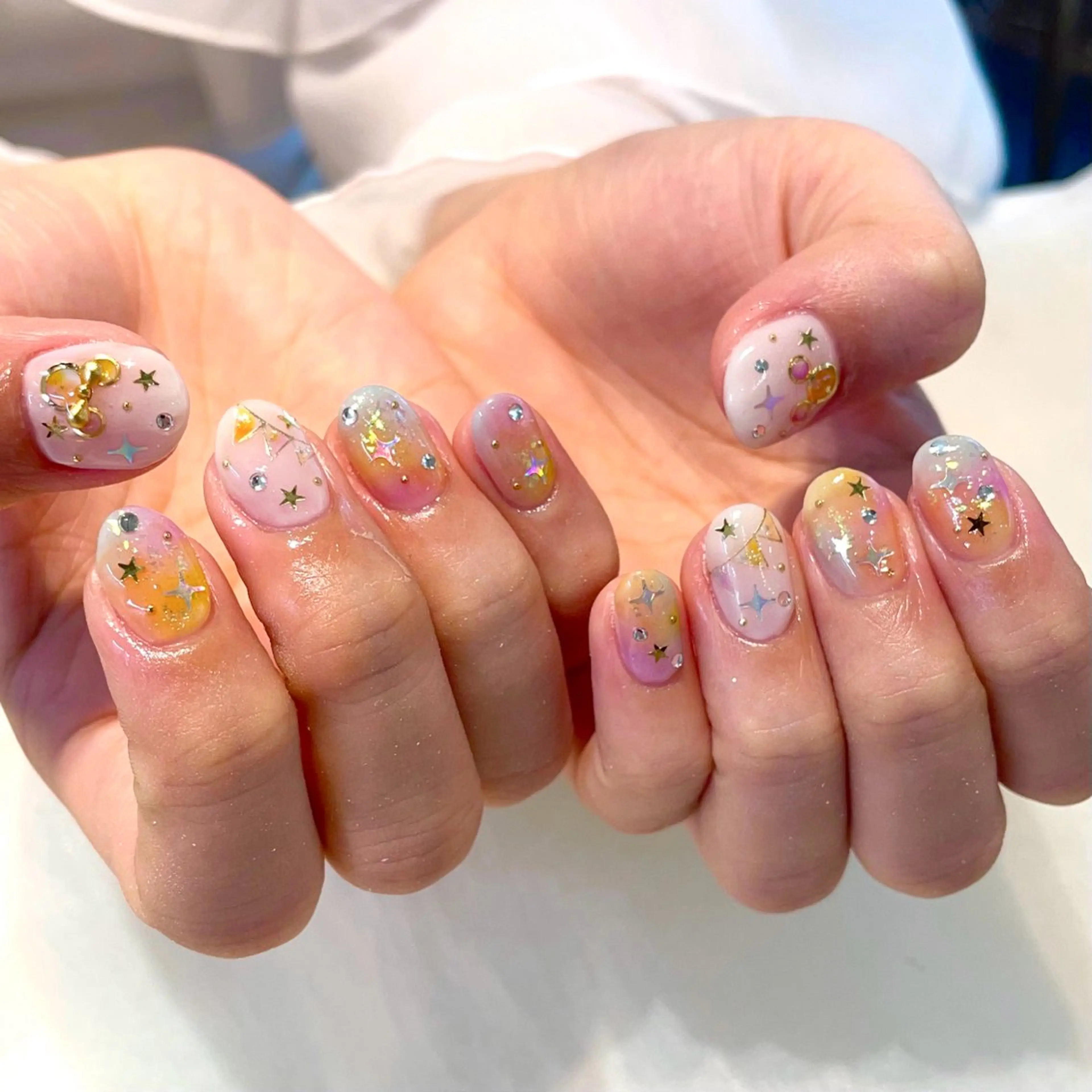 ネイル ハンドネイル 新井 ひなののネイルデザイン