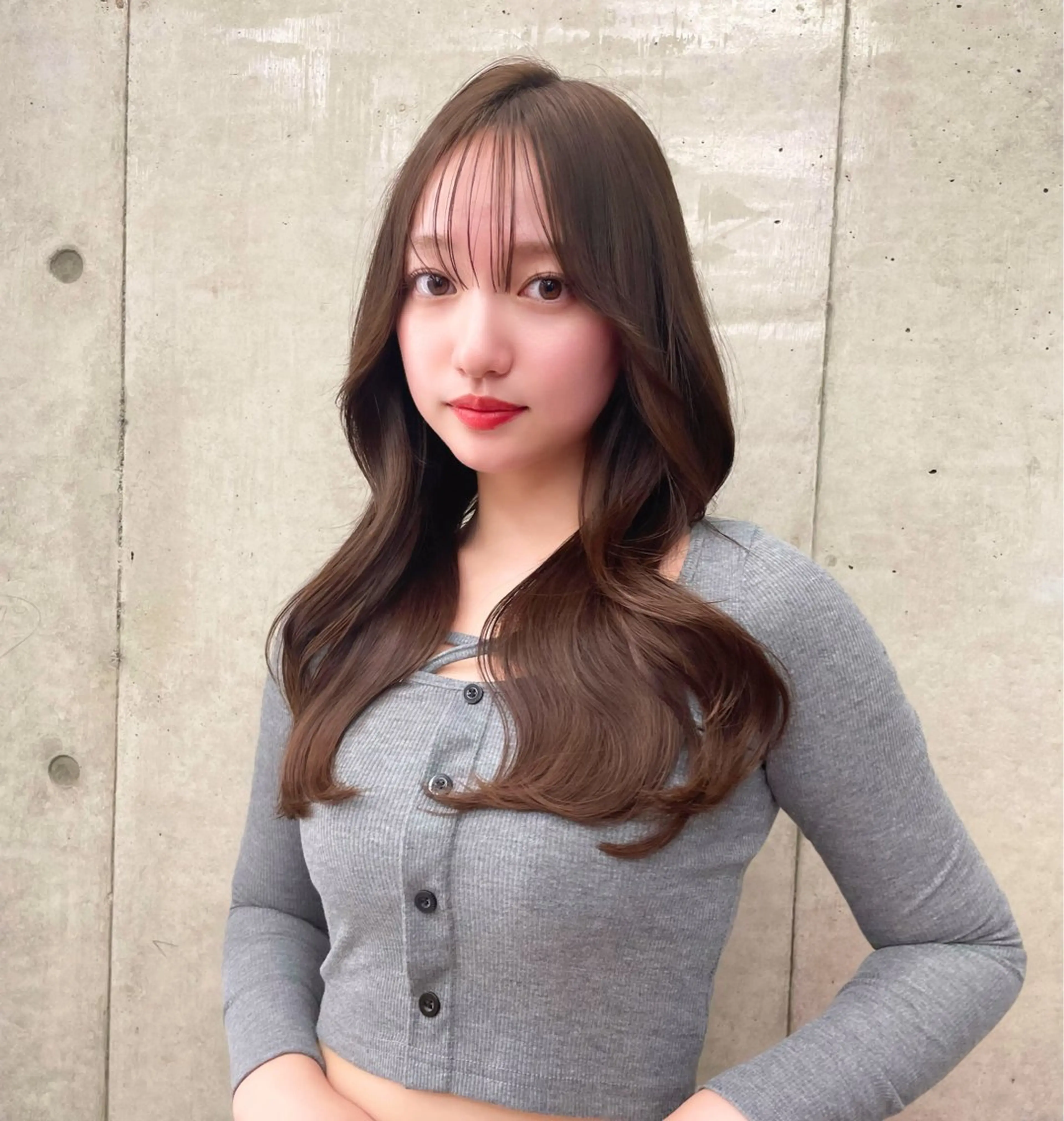 ロング カラー カット ヘアカラー トリートメント 韓国ヘア🇰🇷 レイヤー/芝春樹のヘアスタイル