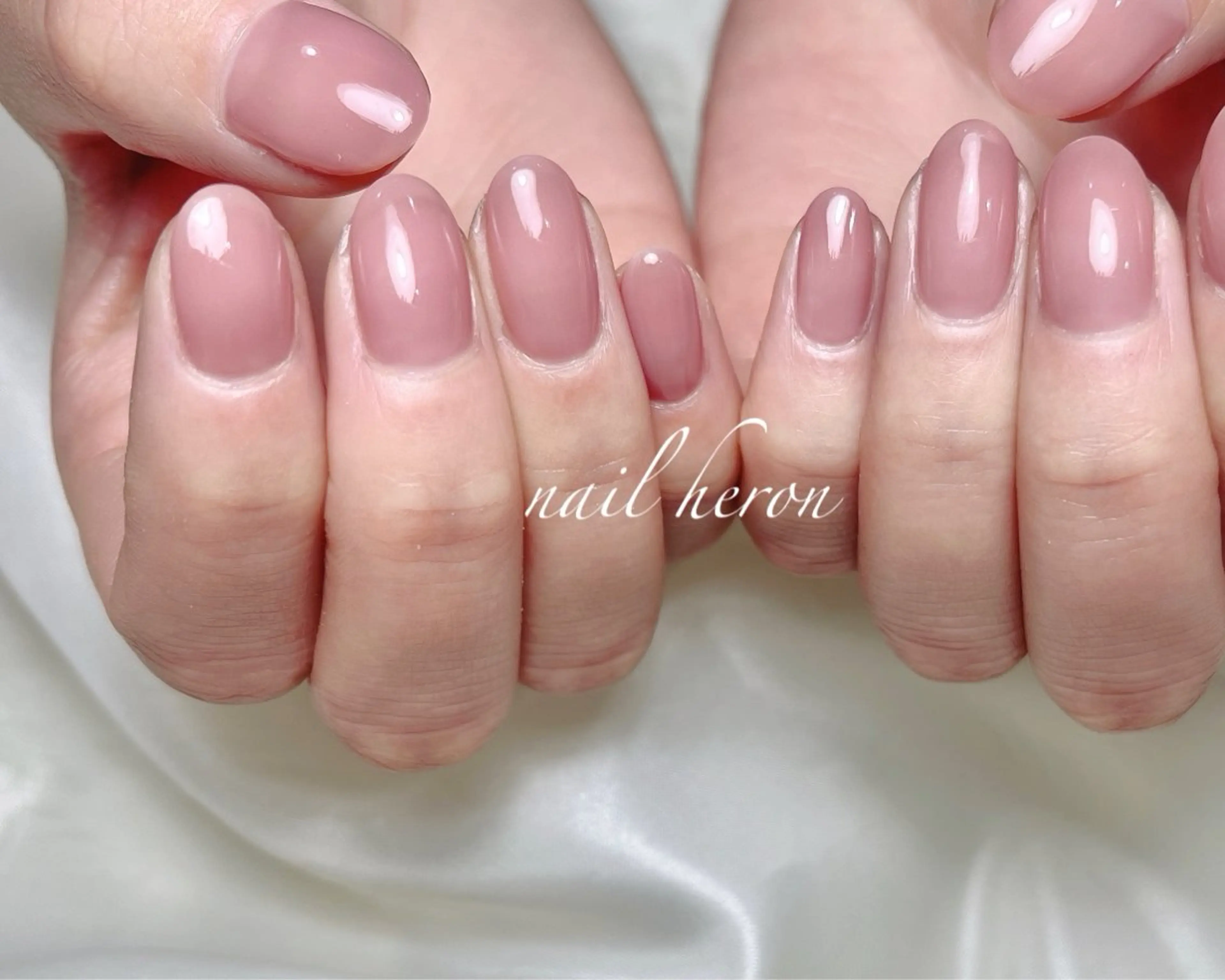 ネイル ピンク ハンドネイル nail heron所属・saki_ nail heronのネイルデザイン