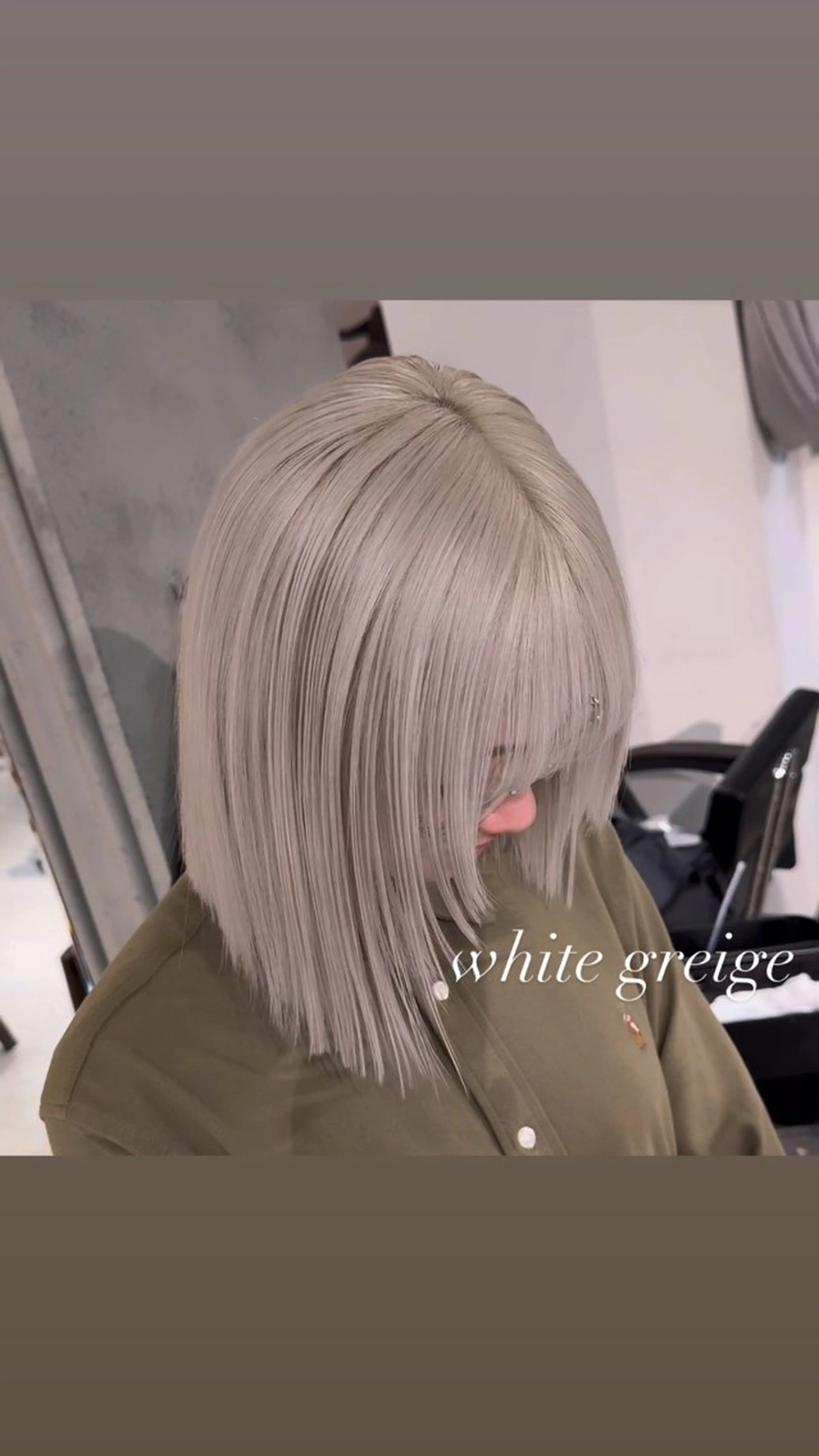 ミディアム カラー カット ヘアカラー トリートメント ヘアセット 💜ハイトーン💛 マジカルかいちゃんのヘアスタイル