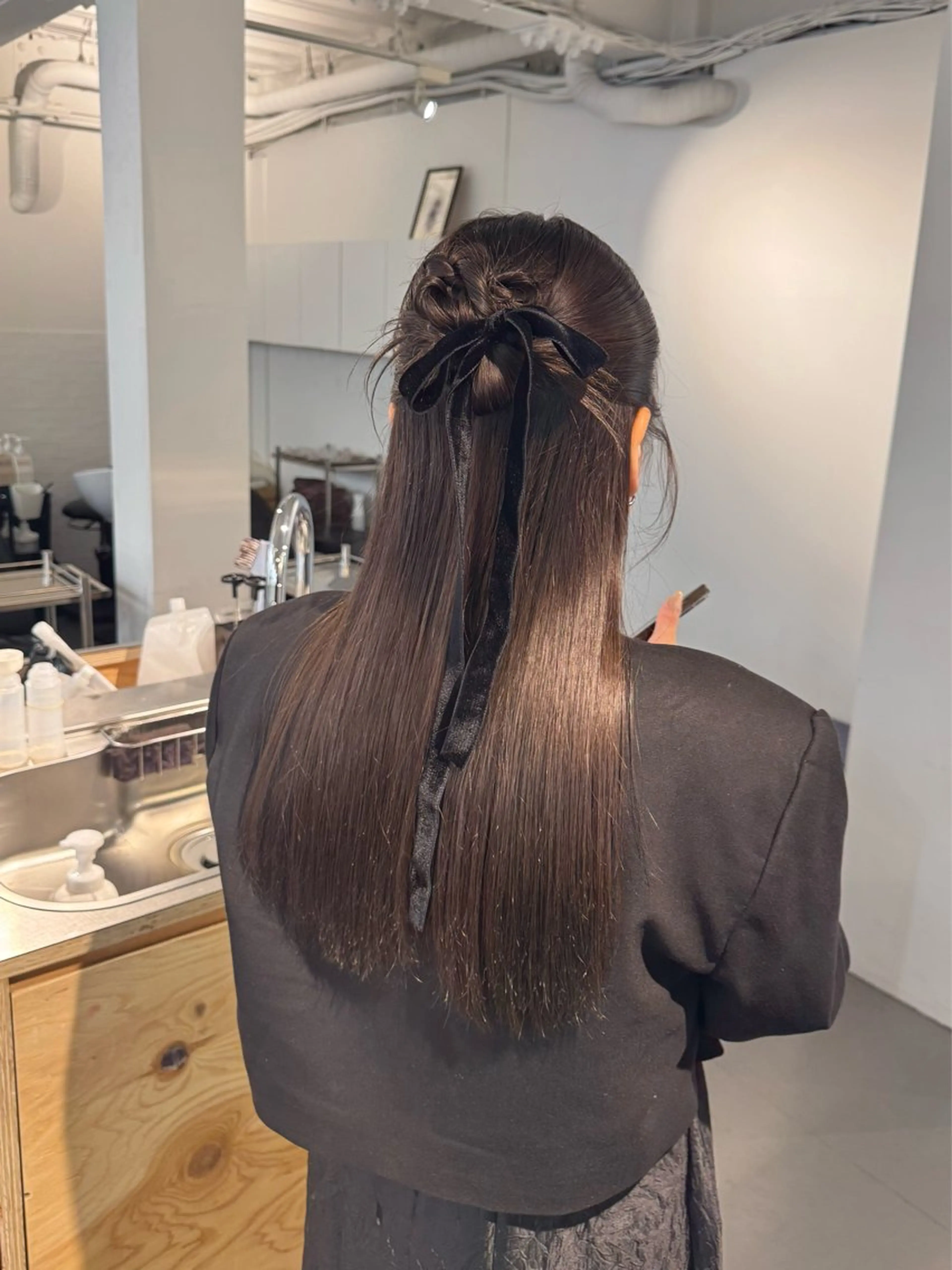 ロング カラー ヘアセット ワンカールで盛れる レイヤー🎀Macoのヘアスタイル