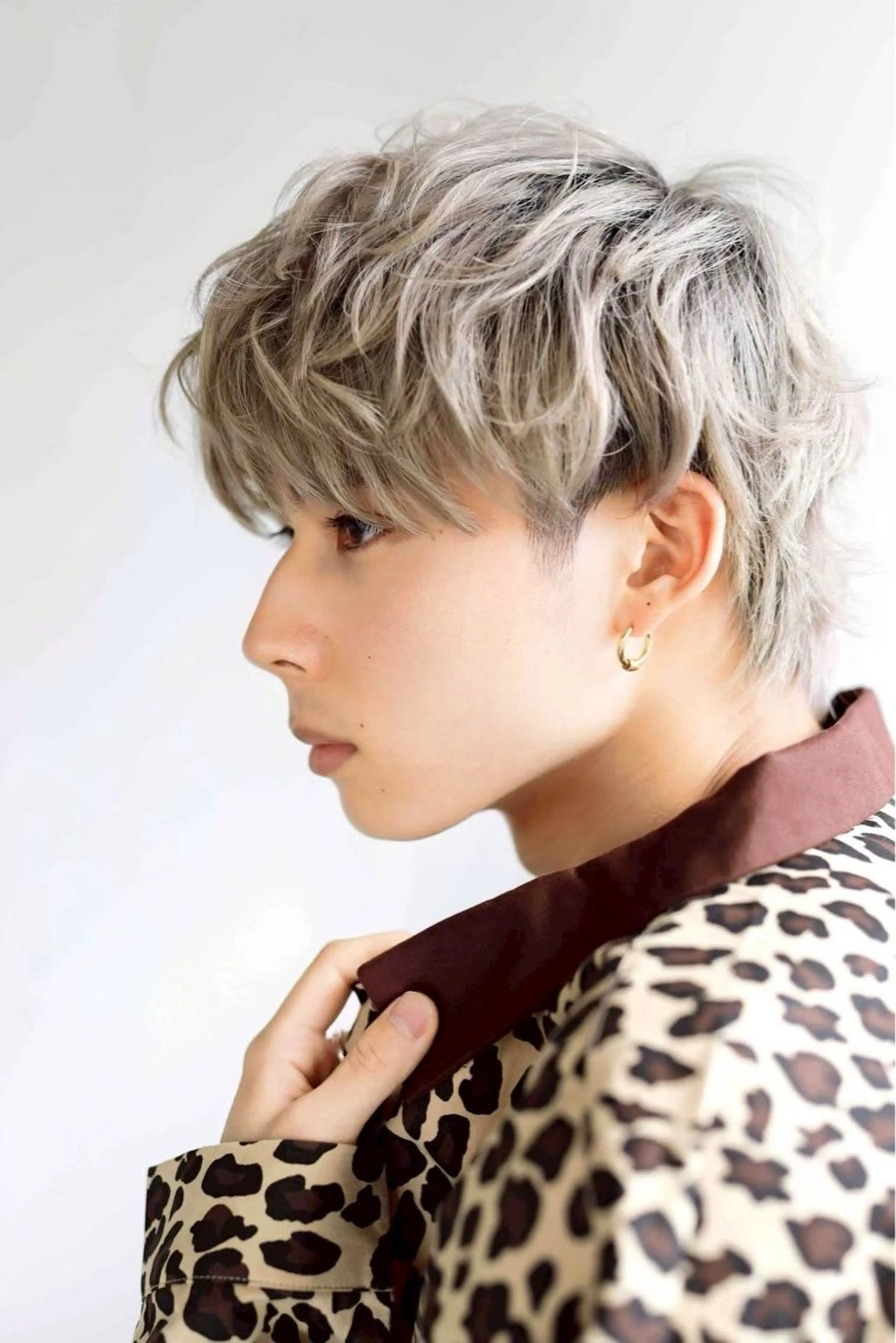 ショート パーマ 小栗 柊翔のヘアスタイル