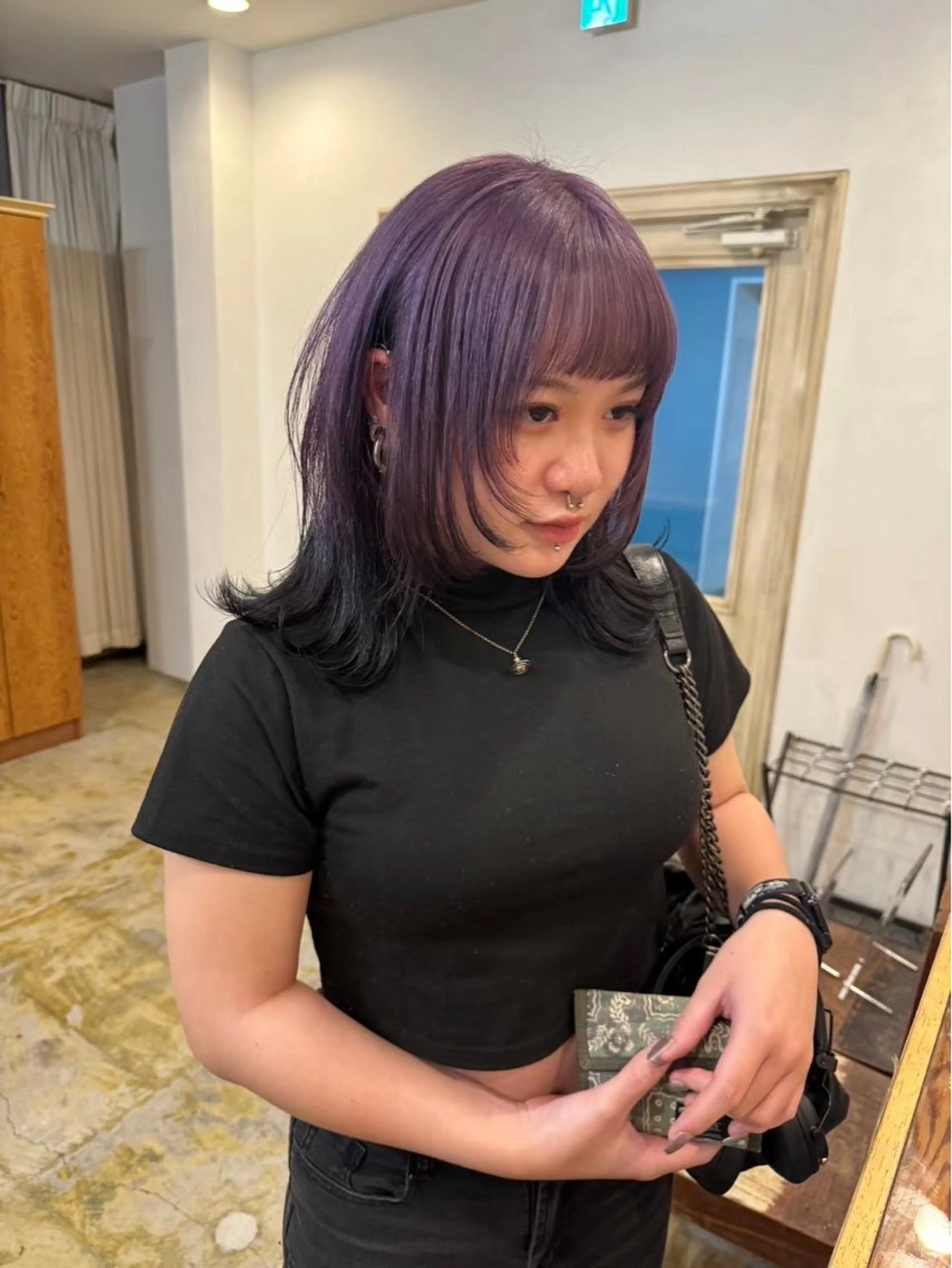 💟ミニモ限定クーポン💟ダブルカラー×デザインカラーの写真