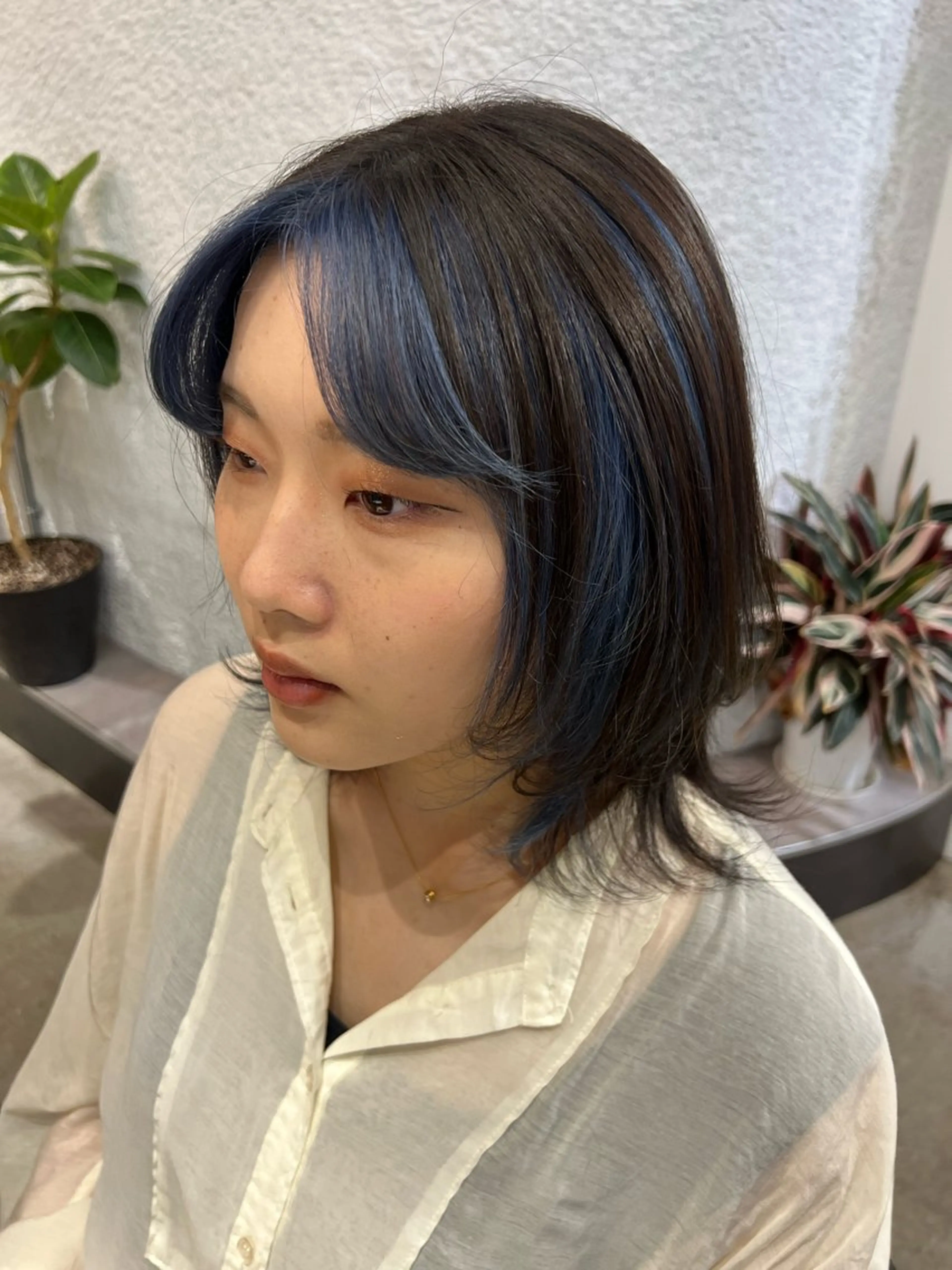 ミディアム カラー ヘアカラー トリートメント オタク特化美容師💟 チバコナツのヘアスタイル