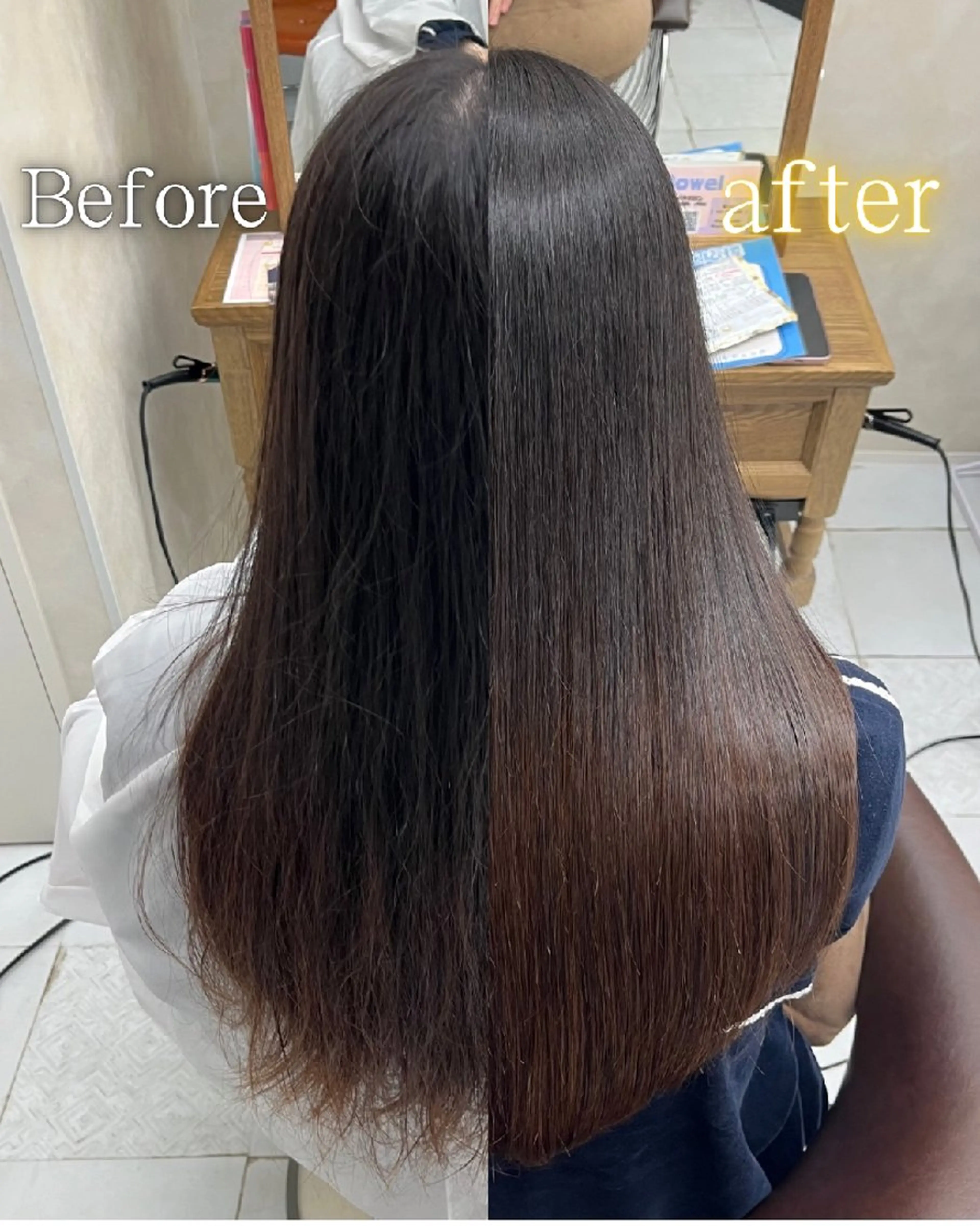 【4,5月限定🌟新生活応援📣🌸】酸性ストレート 縮毛矯正の写真